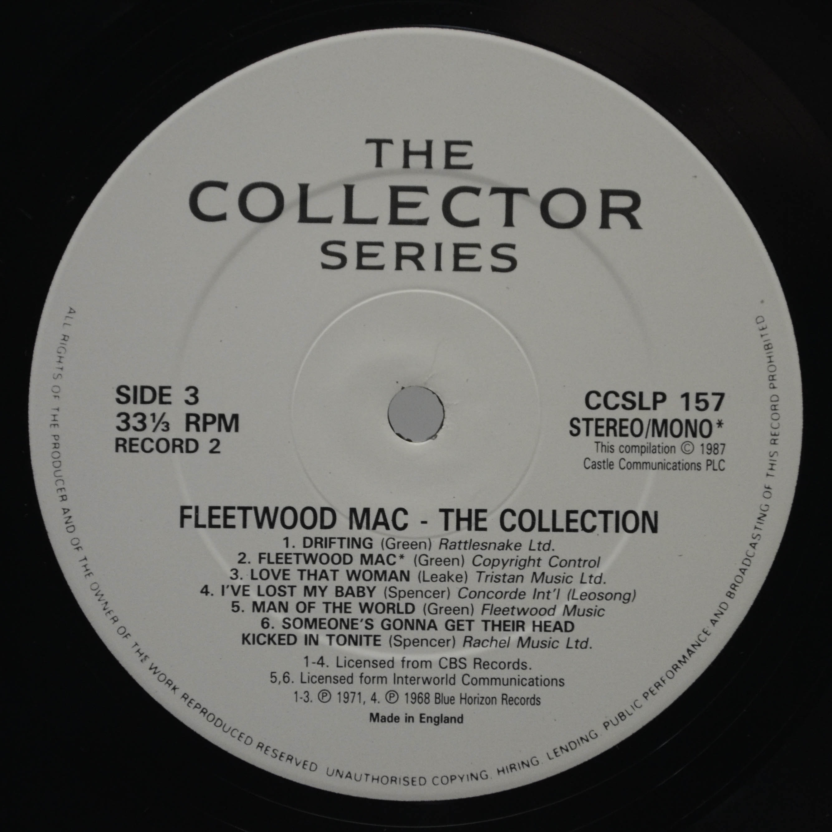 Fleetwood Mac — The Collection (2LP), 1987