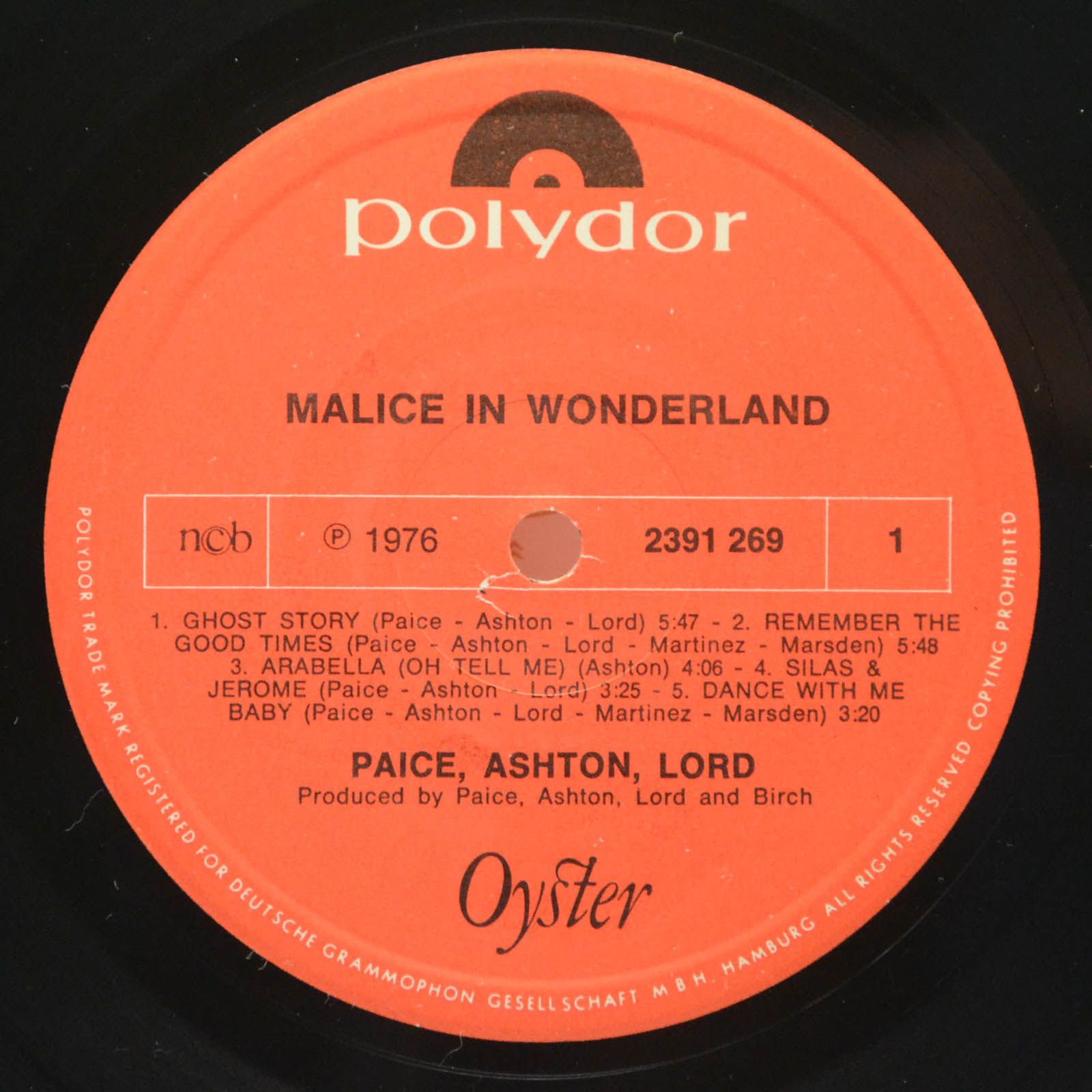 Paice Ashton Lord — Malice In Wonderland, 1977