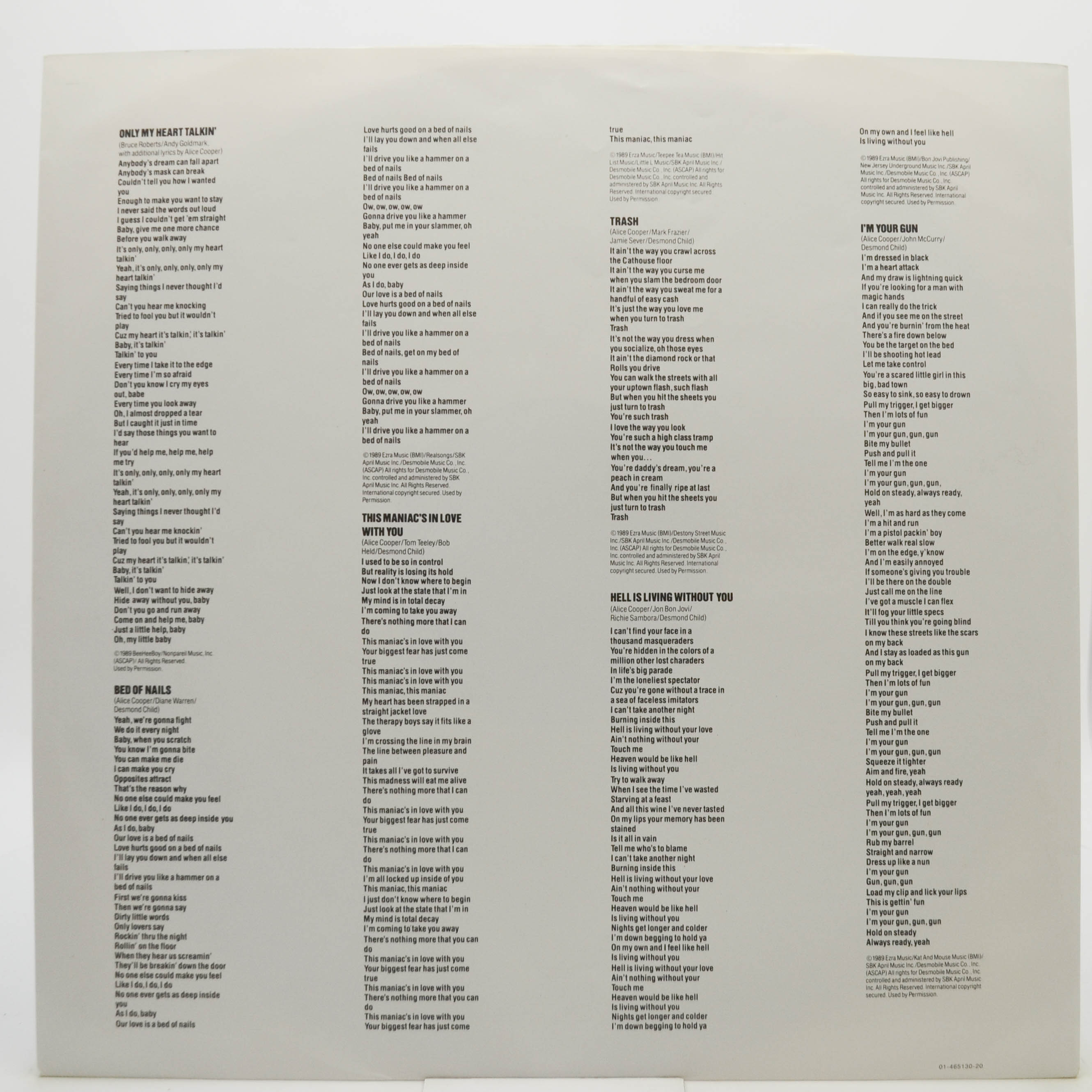 Alice Cooper — Trash, 1989