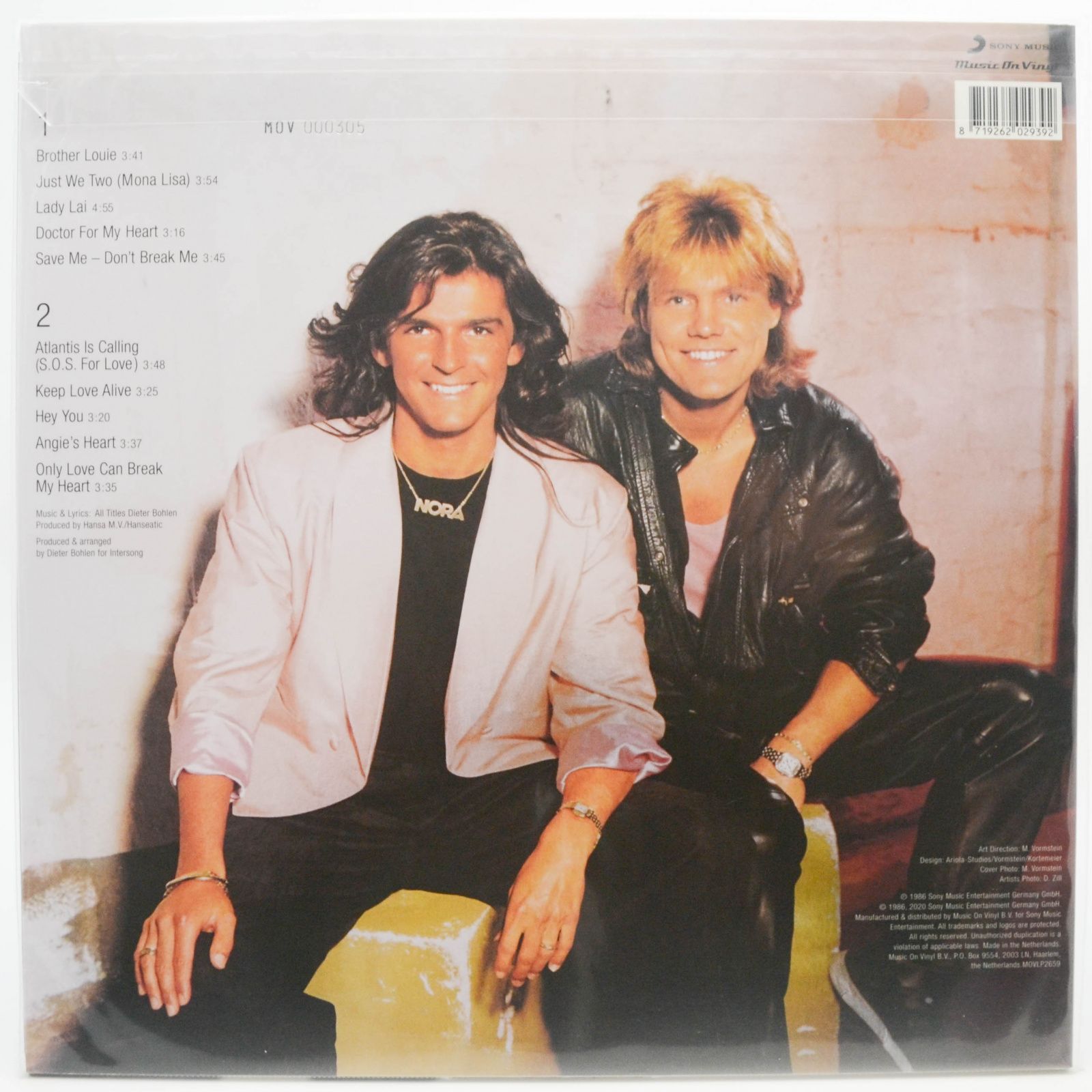 Modern Talking — Ready For Romance - The 3rd Album, 1986