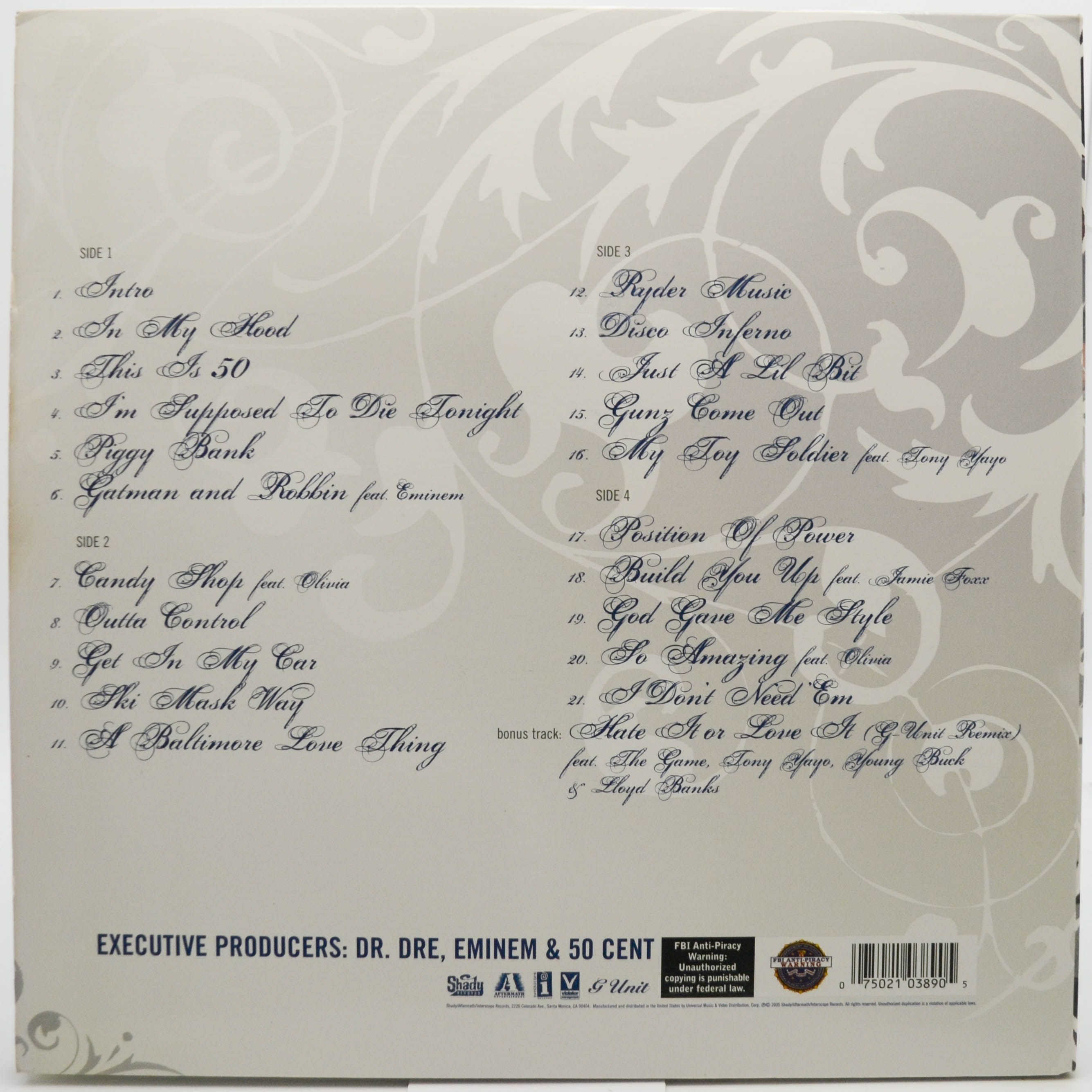 50 Cent — The Massacre (2LP, 1-st, USA), 2005