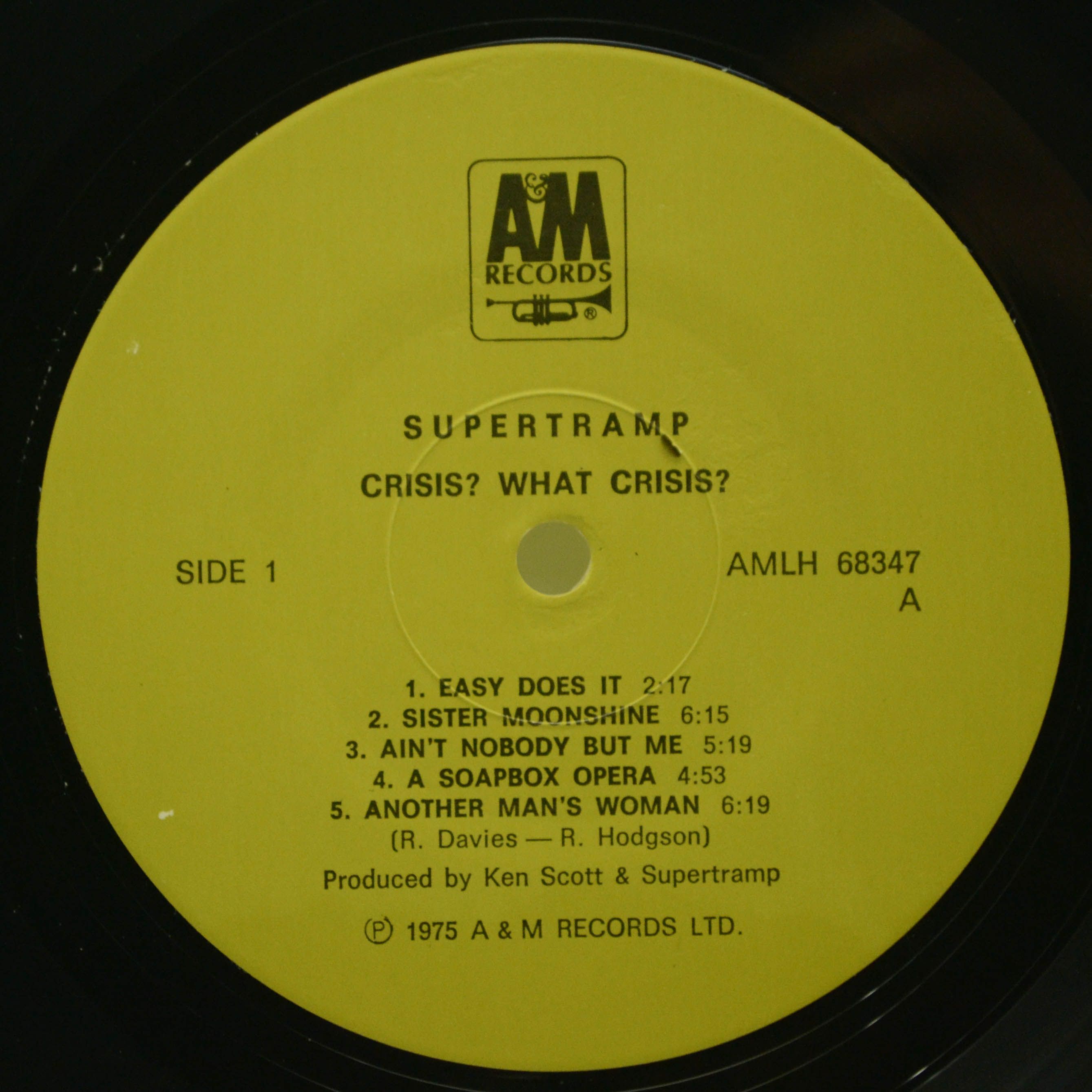 Supertramp — Crisis? What Crisis?, 1975