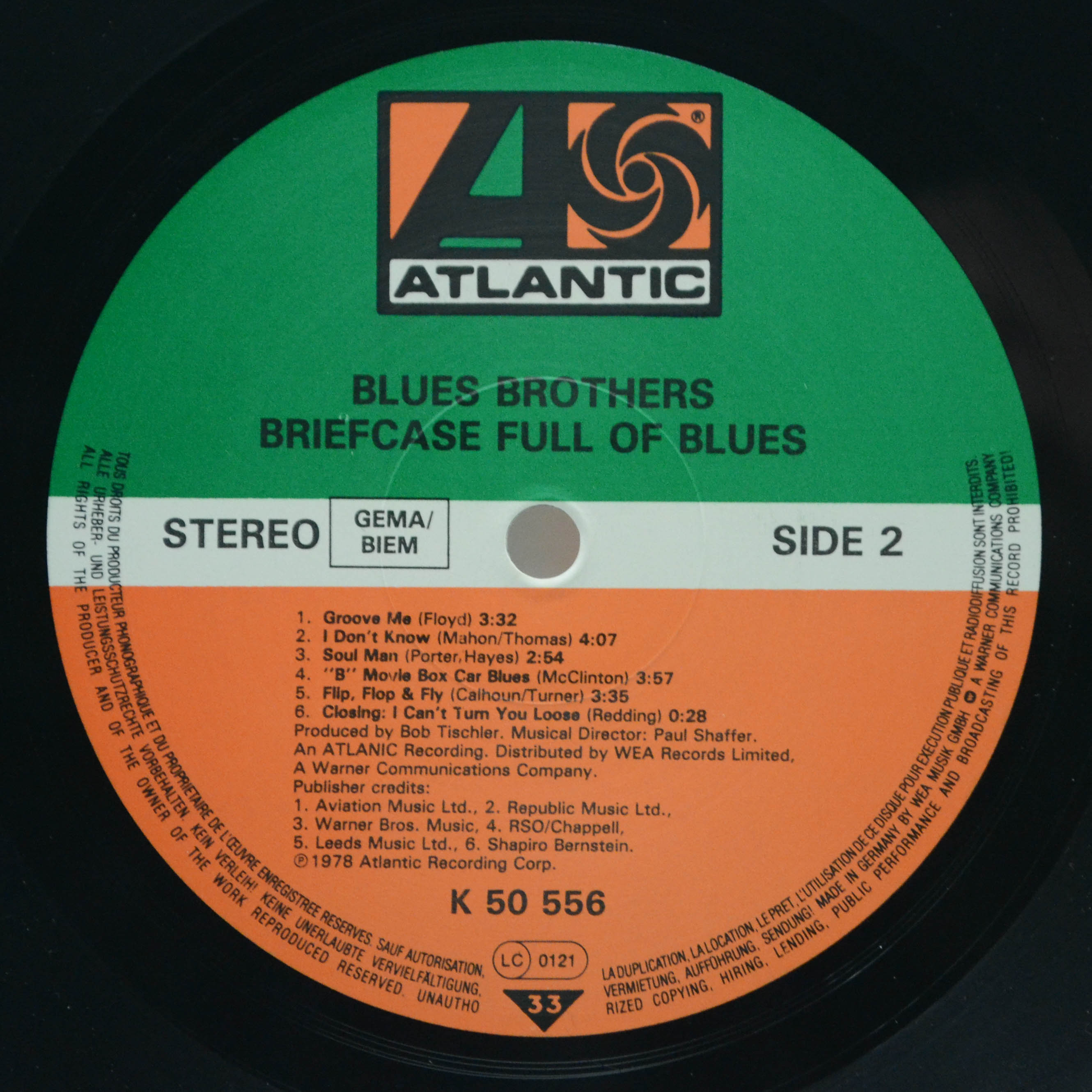 Blues Brothers — Briefcase Full Of Blues, 1978