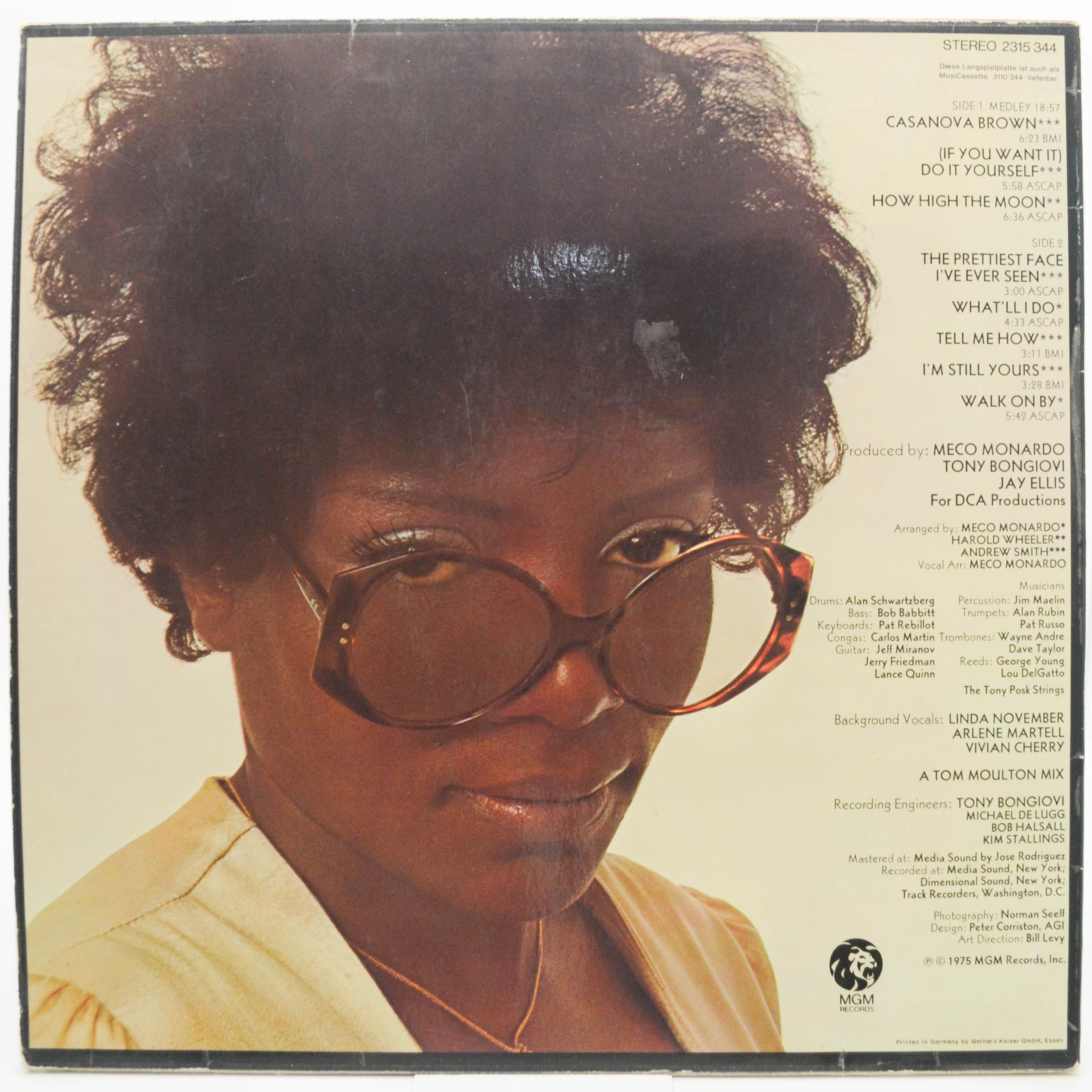 Gloria Gaynor — Experience Gloria Gaynor, 1975