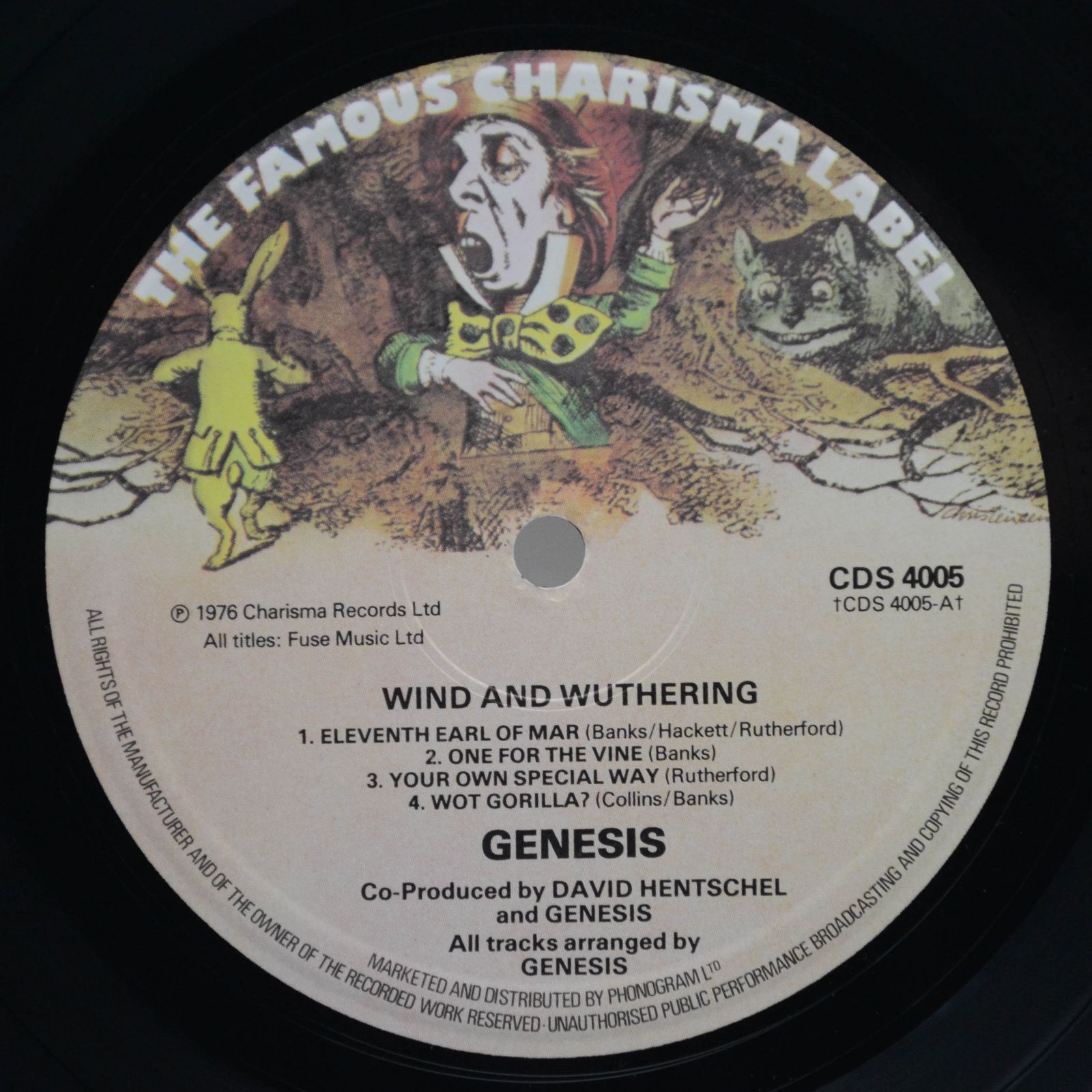 Genesis — Wind & Wuthering (1-st, UK), 1976