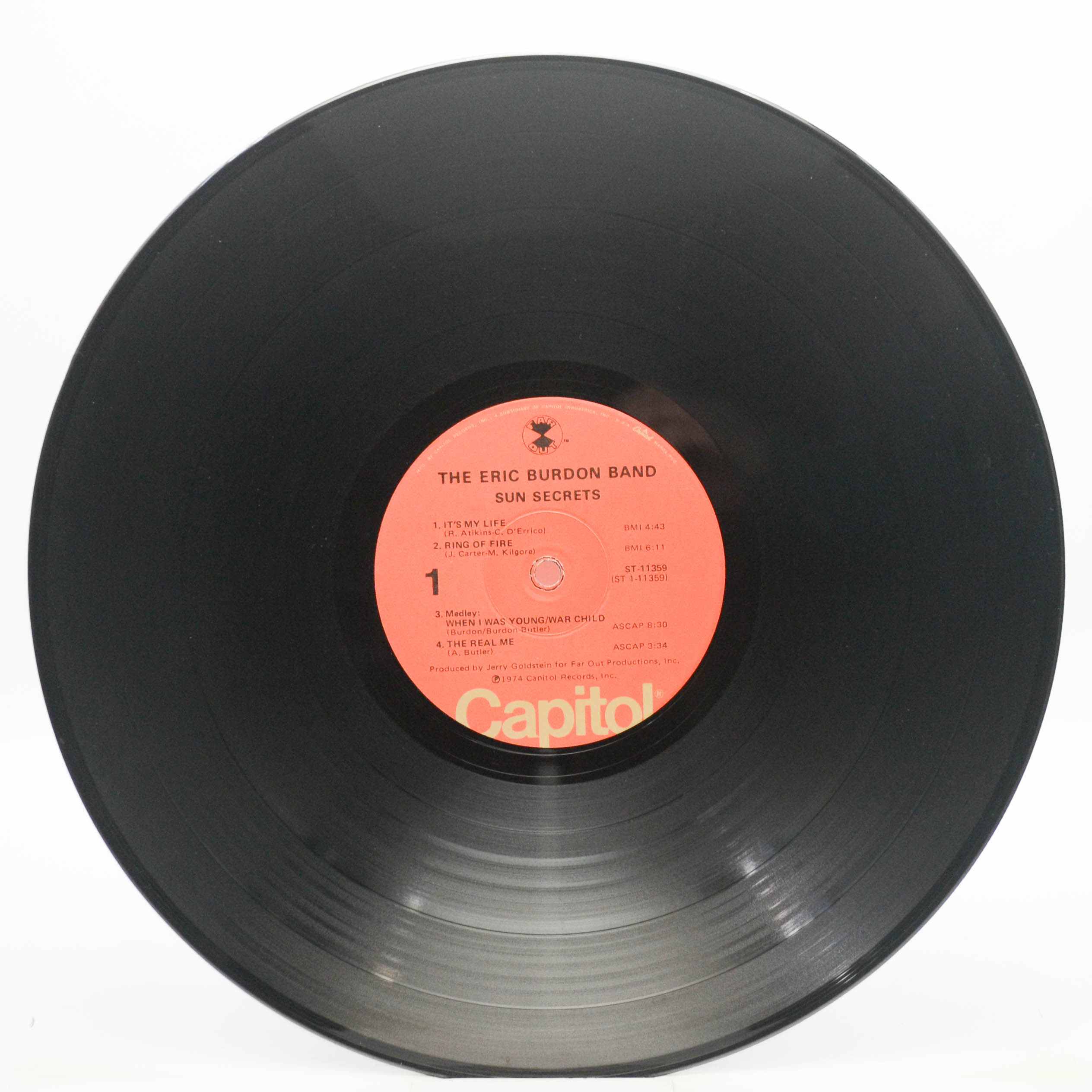 Eric Burdon Band — Sun Secrets (USA), 1974