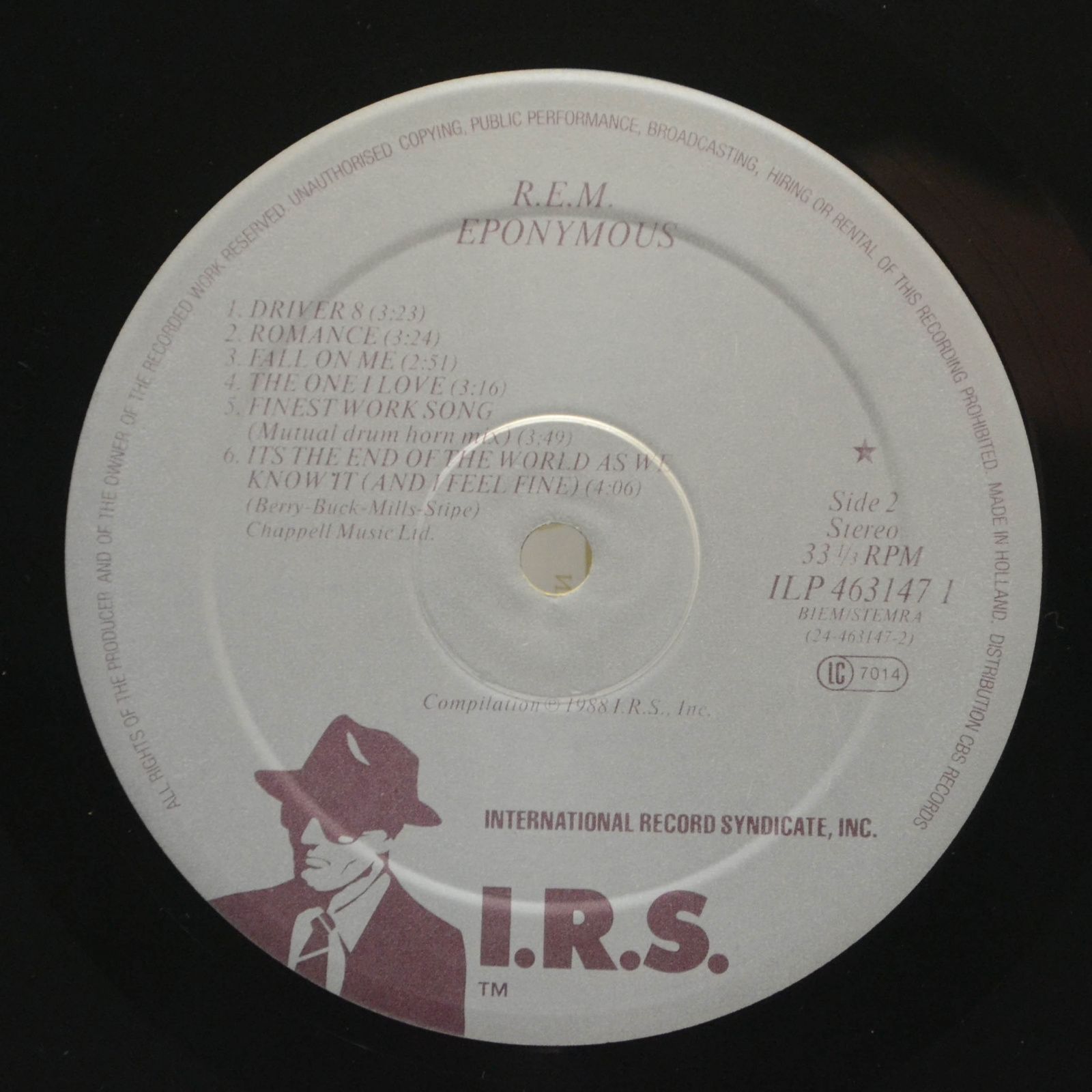 R.E.M. — Eponymous, 1988
