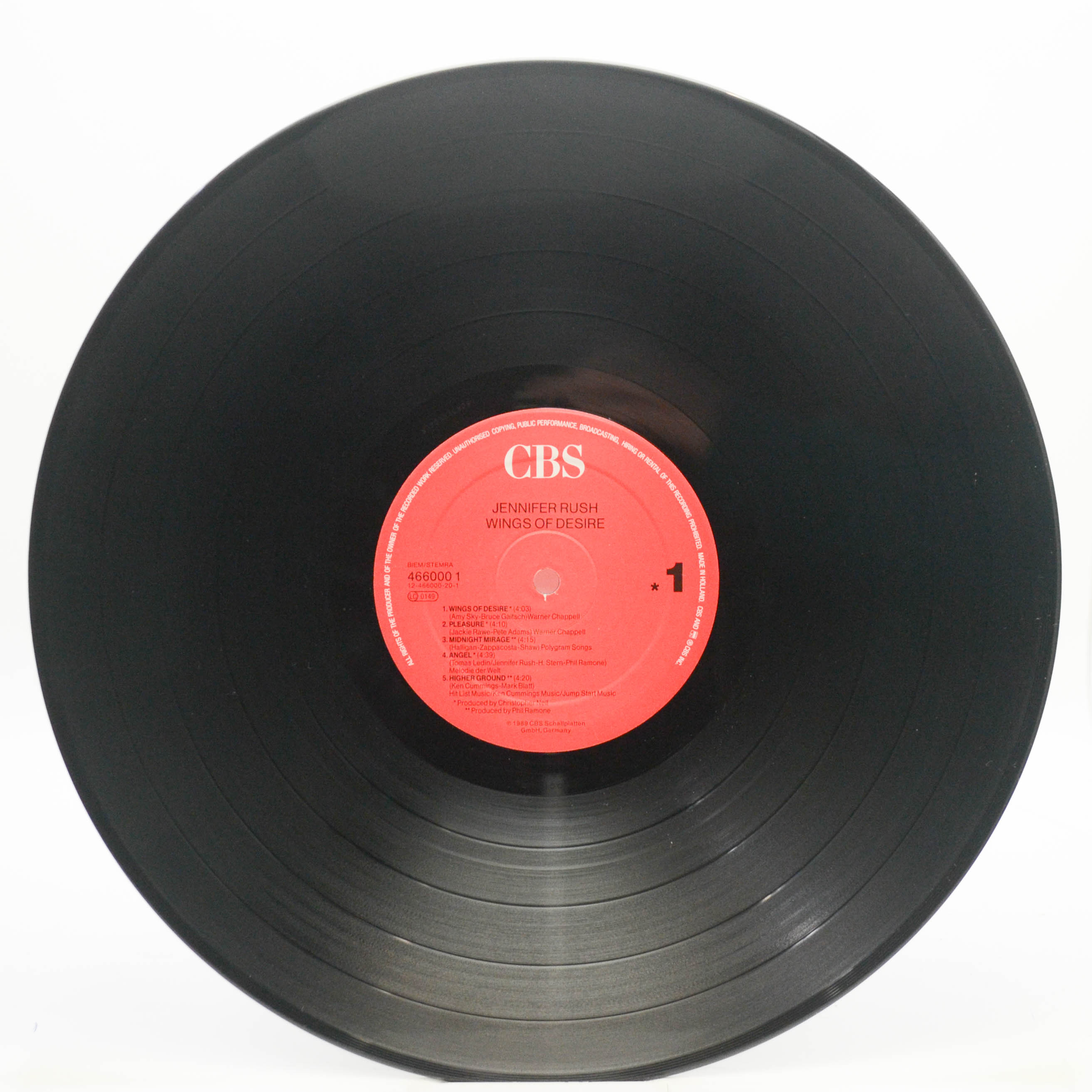 Jennifer Rush — Wings Of Desire, 1989