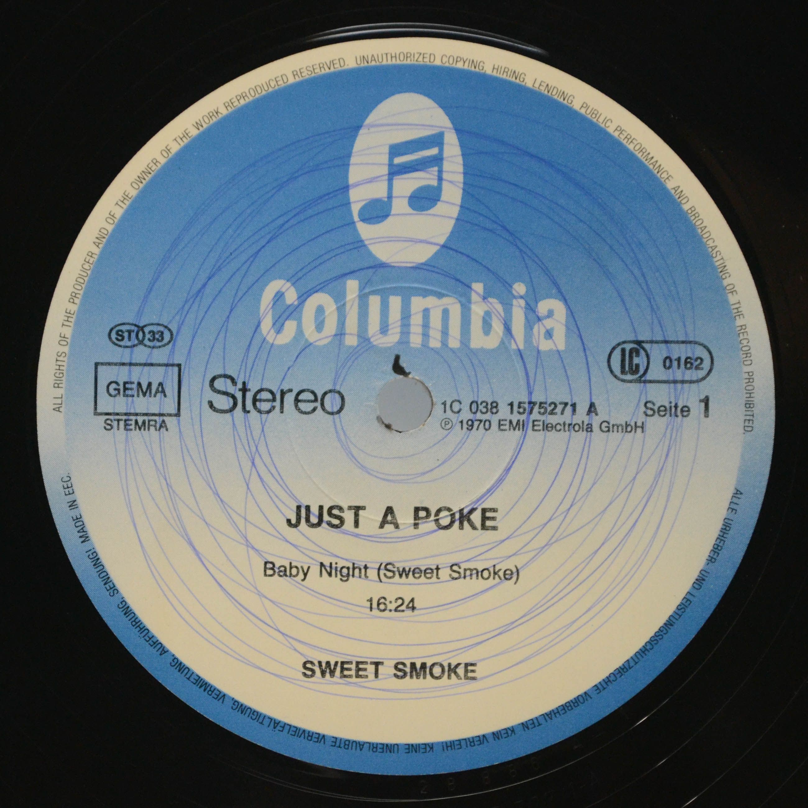 Виниловая пластинка Sweet Smoke — Just A Poke, 1970