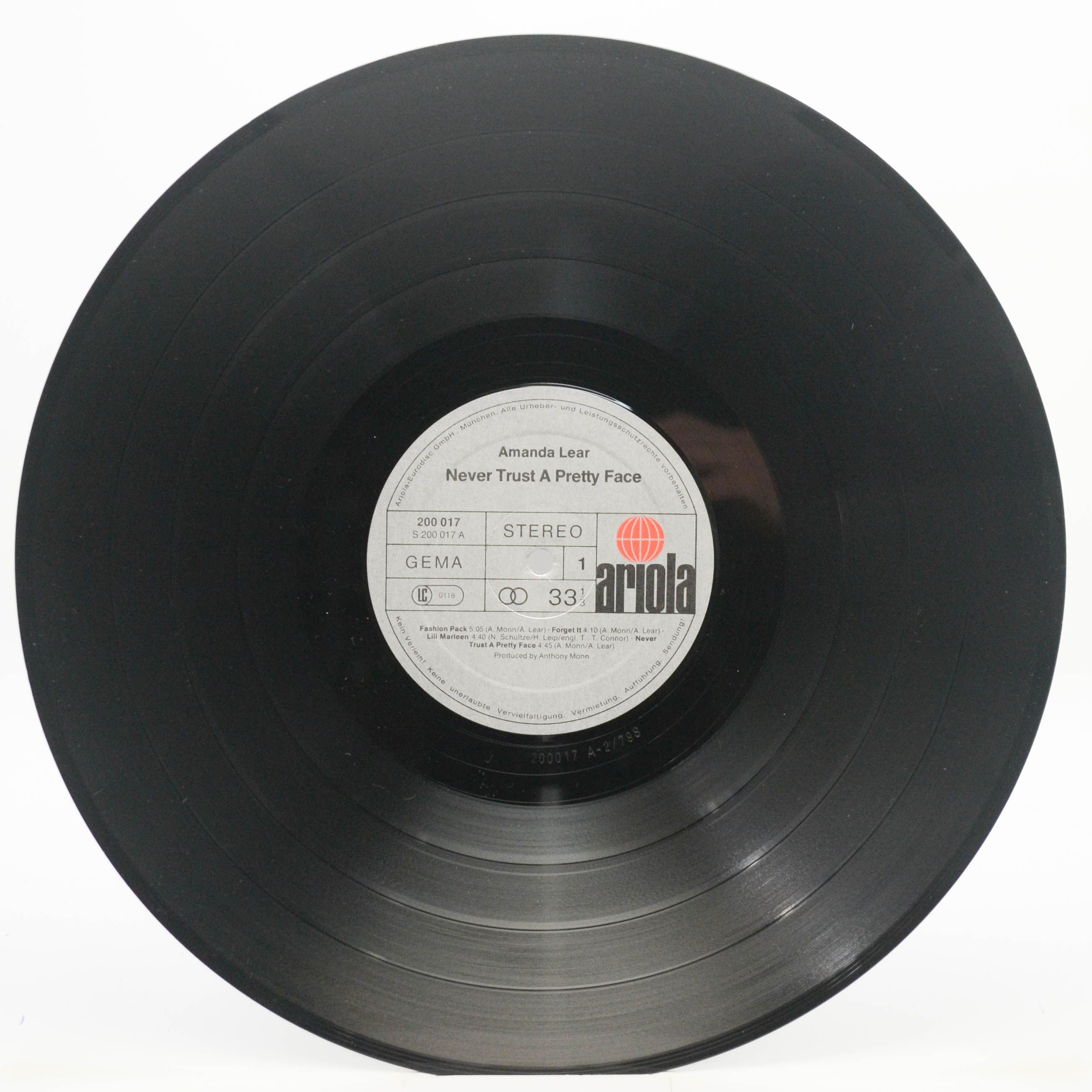 Amanda Lear — Never Trust A Pretty Face, 1979