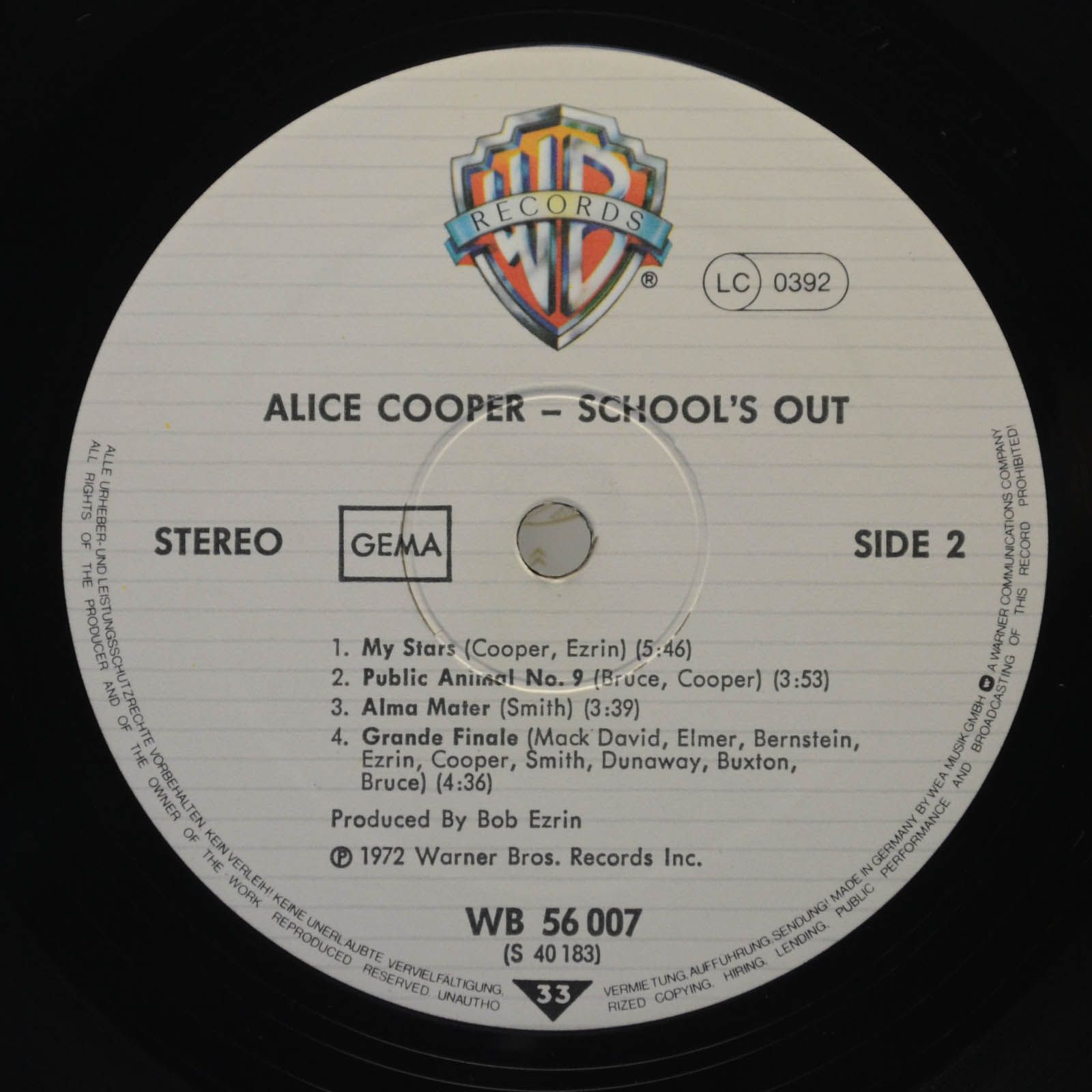Alice Cooper — School's Out, 1972