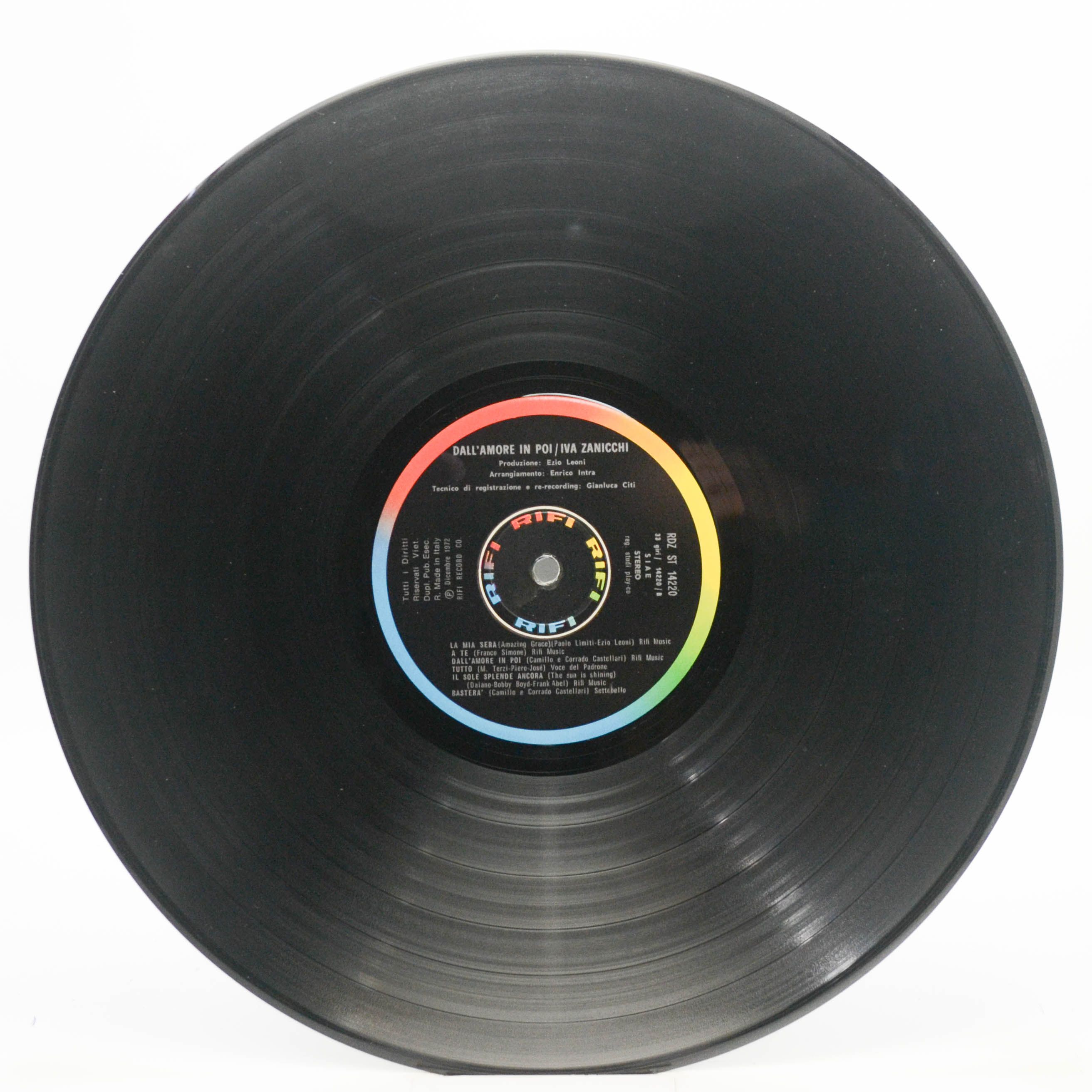 Iva Zanicchi — Dall'Amore In Poi (1-st, Italy), 1972