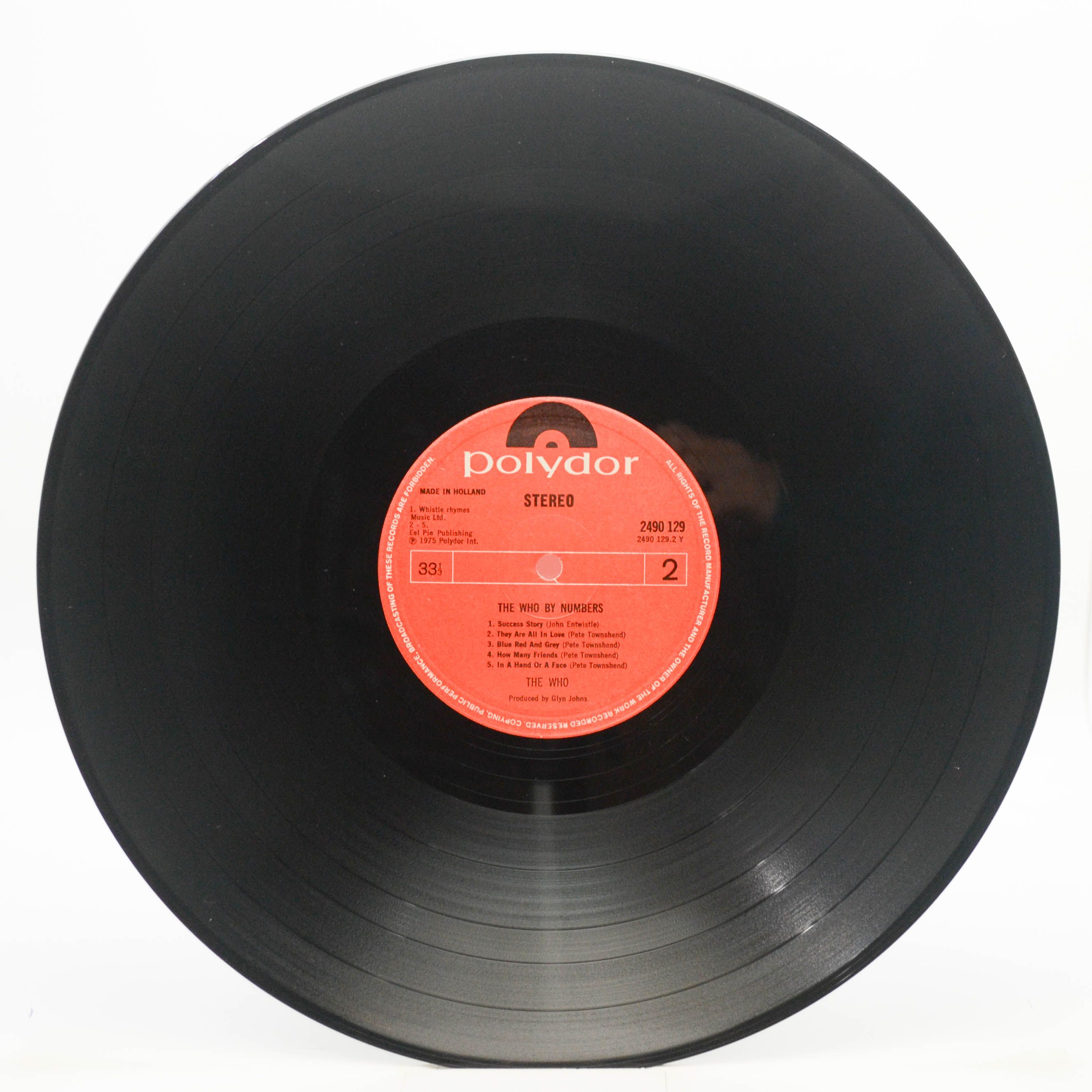 Who — The Who By Numbers, 1975