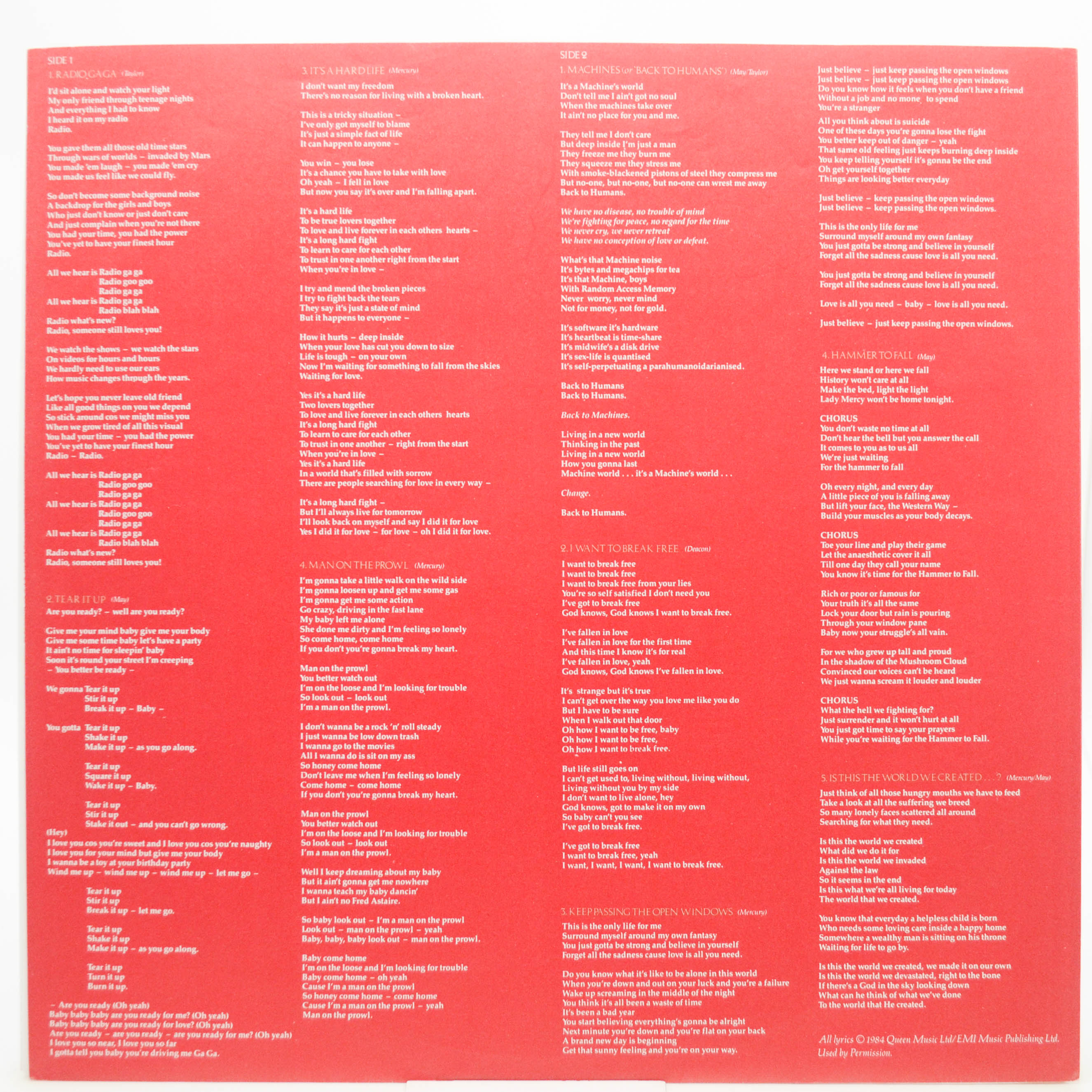 Queen — The Works, 1984