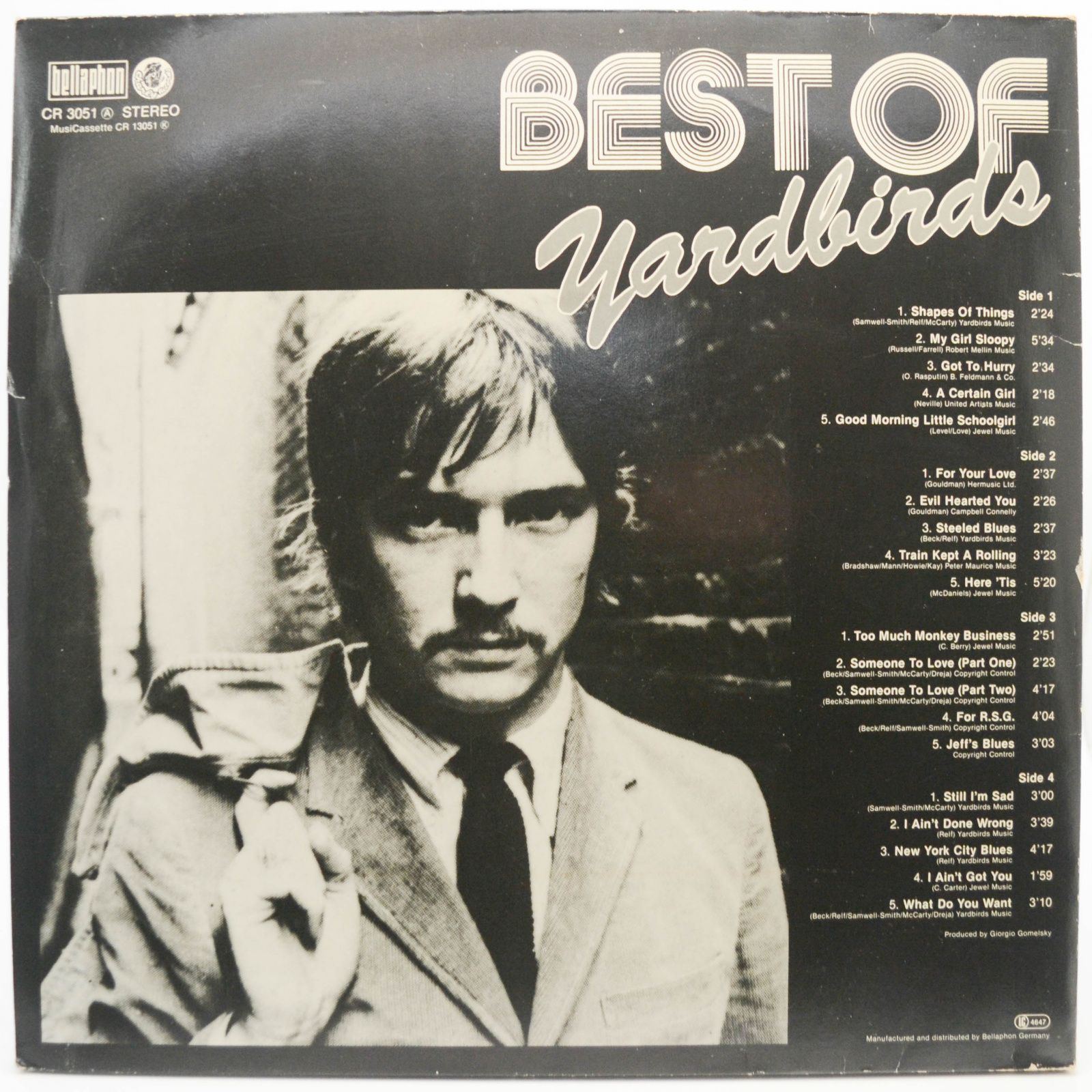 Yardbirds — Best Of (2LP), 1974