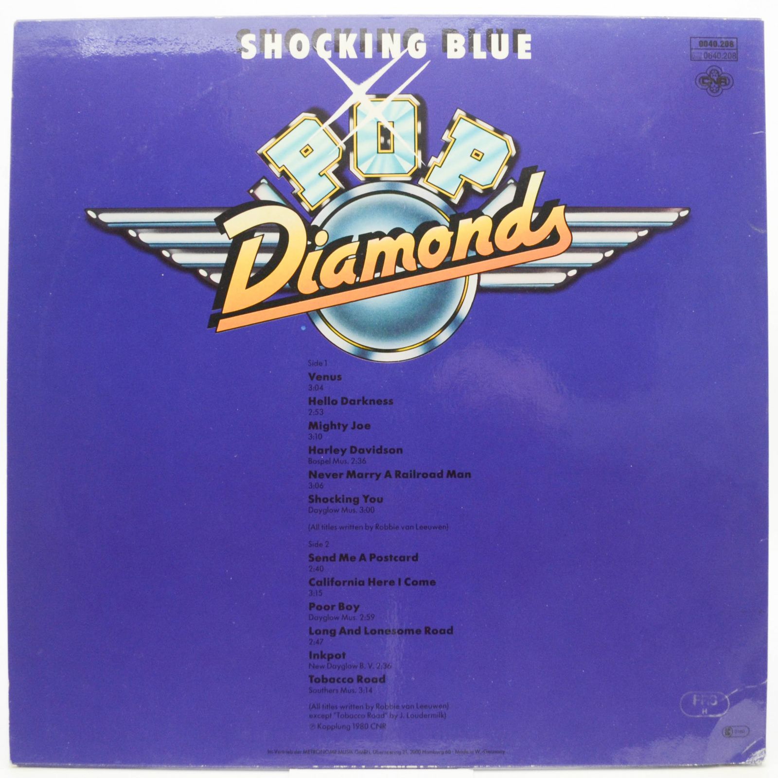 Shocking Blue — Pop Diamonds, 1980