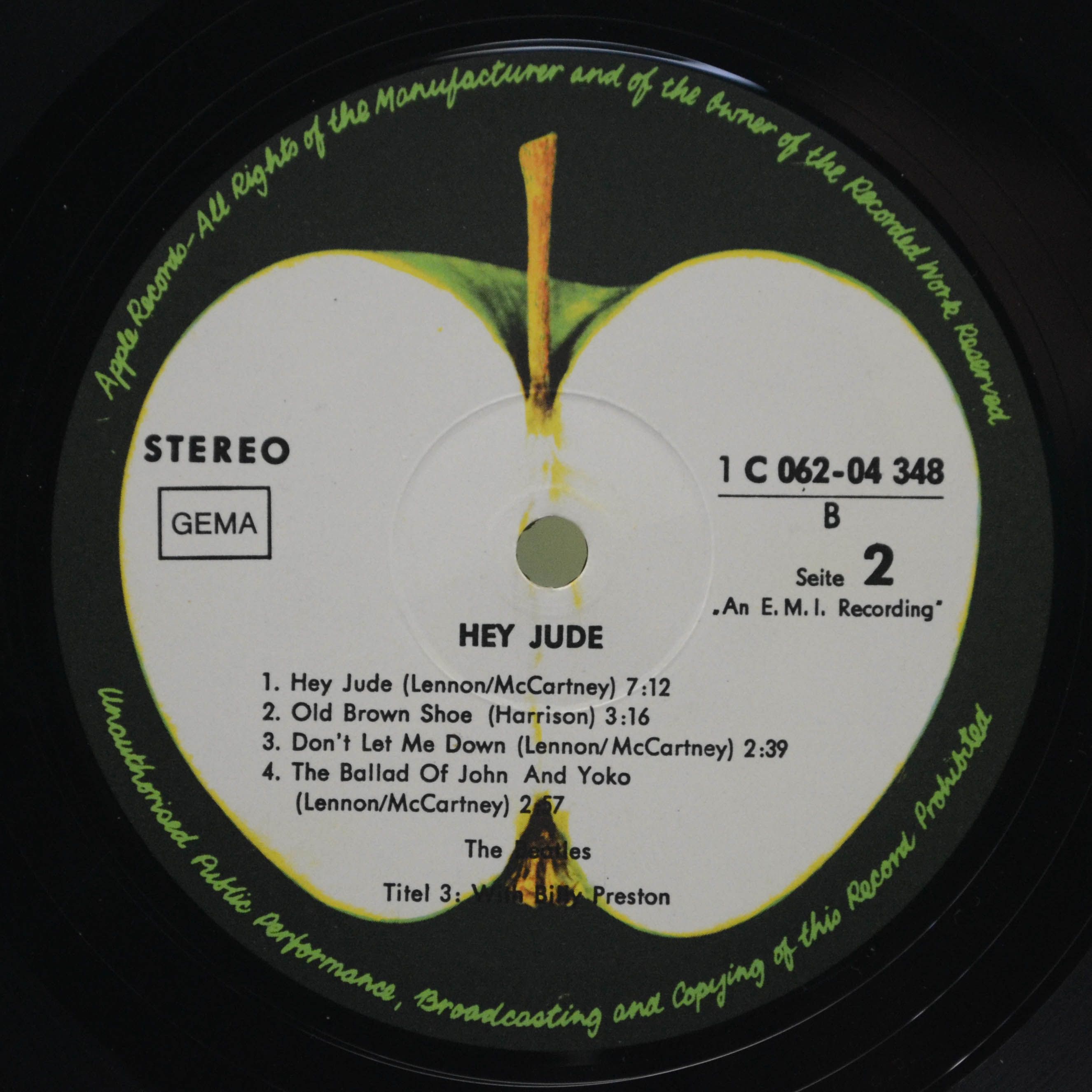 Beatles — Hey Jude, 1970