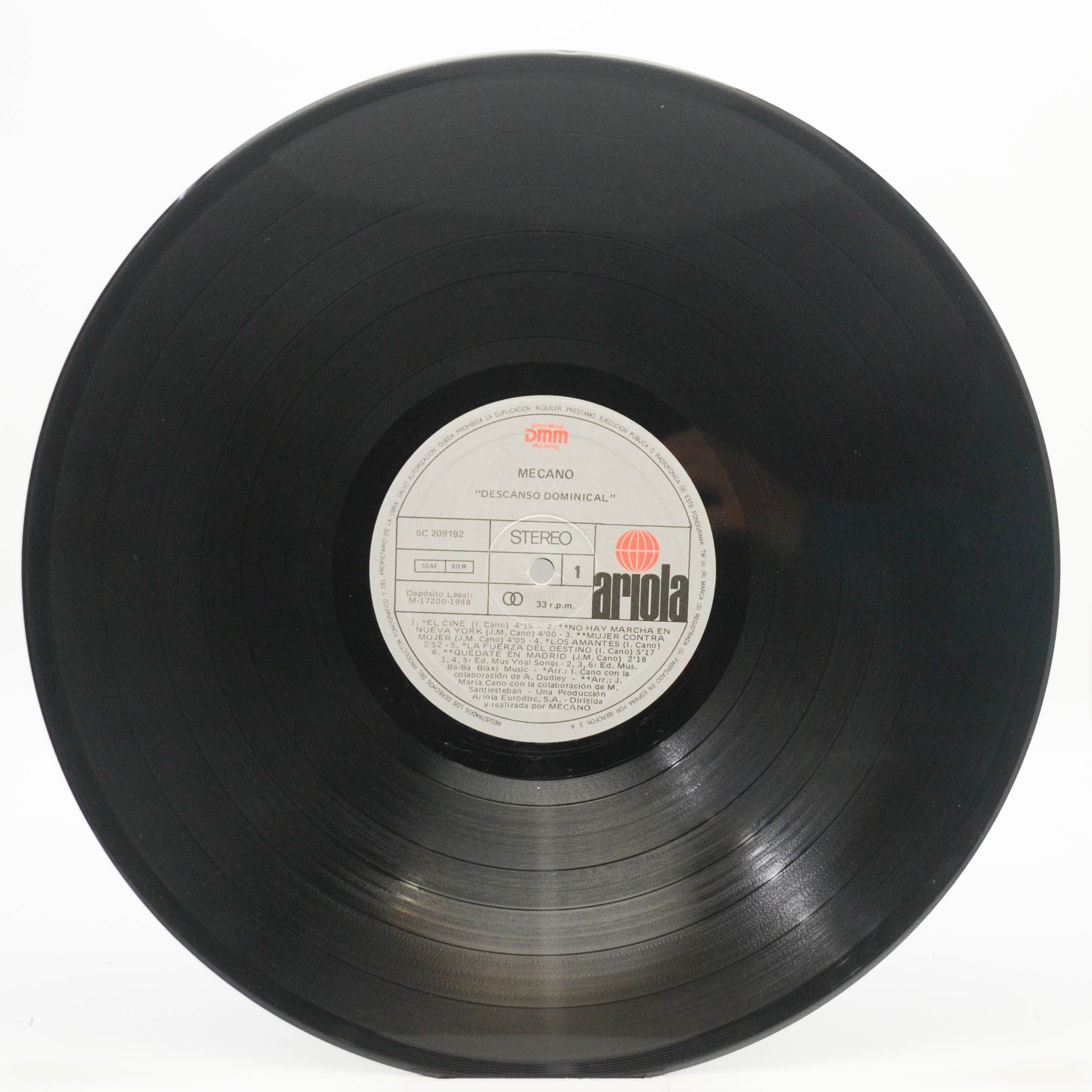 Mecano — Descanso Dominical, 1988