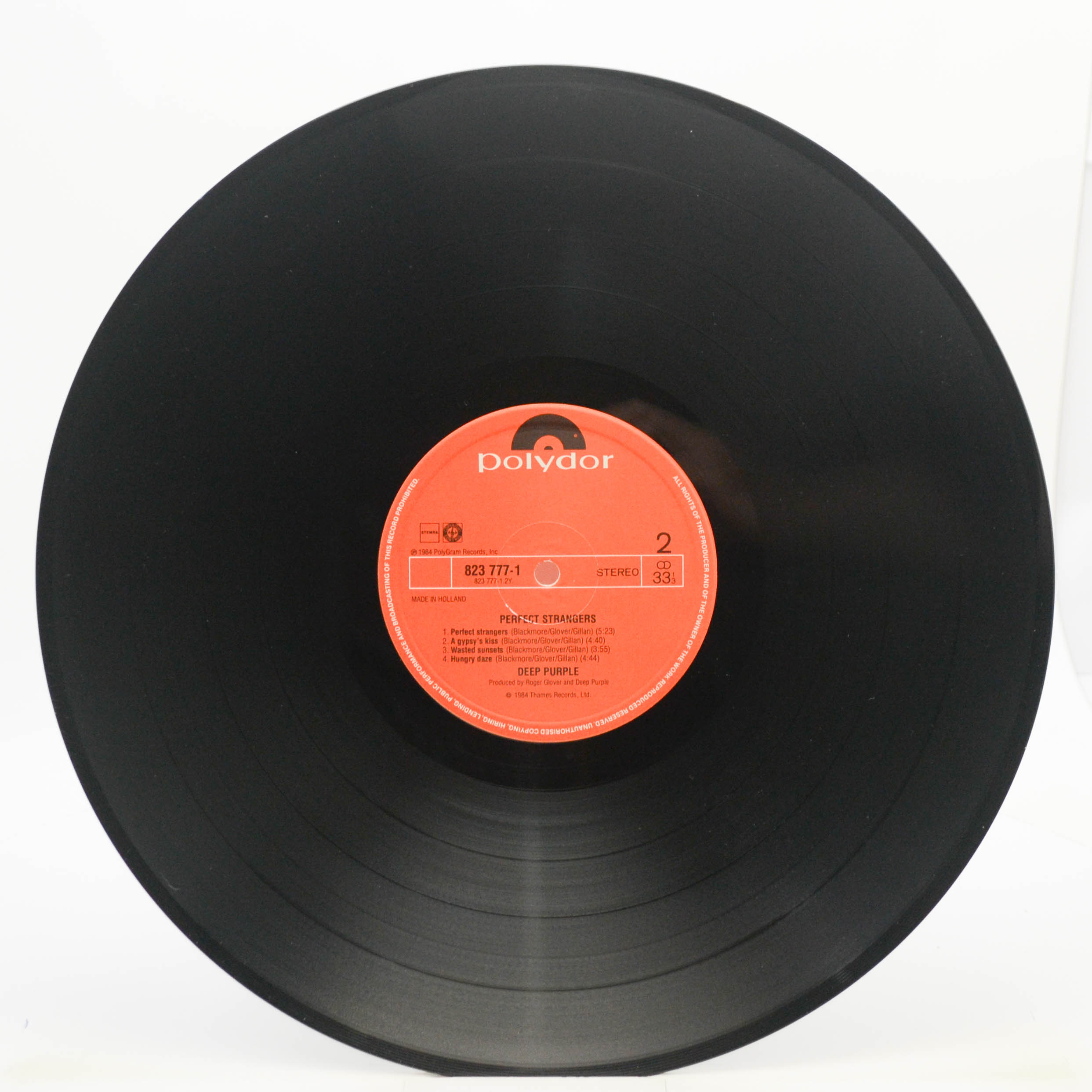 Виниловая пластинка Deep Purple — Perfect Strangers, 1984