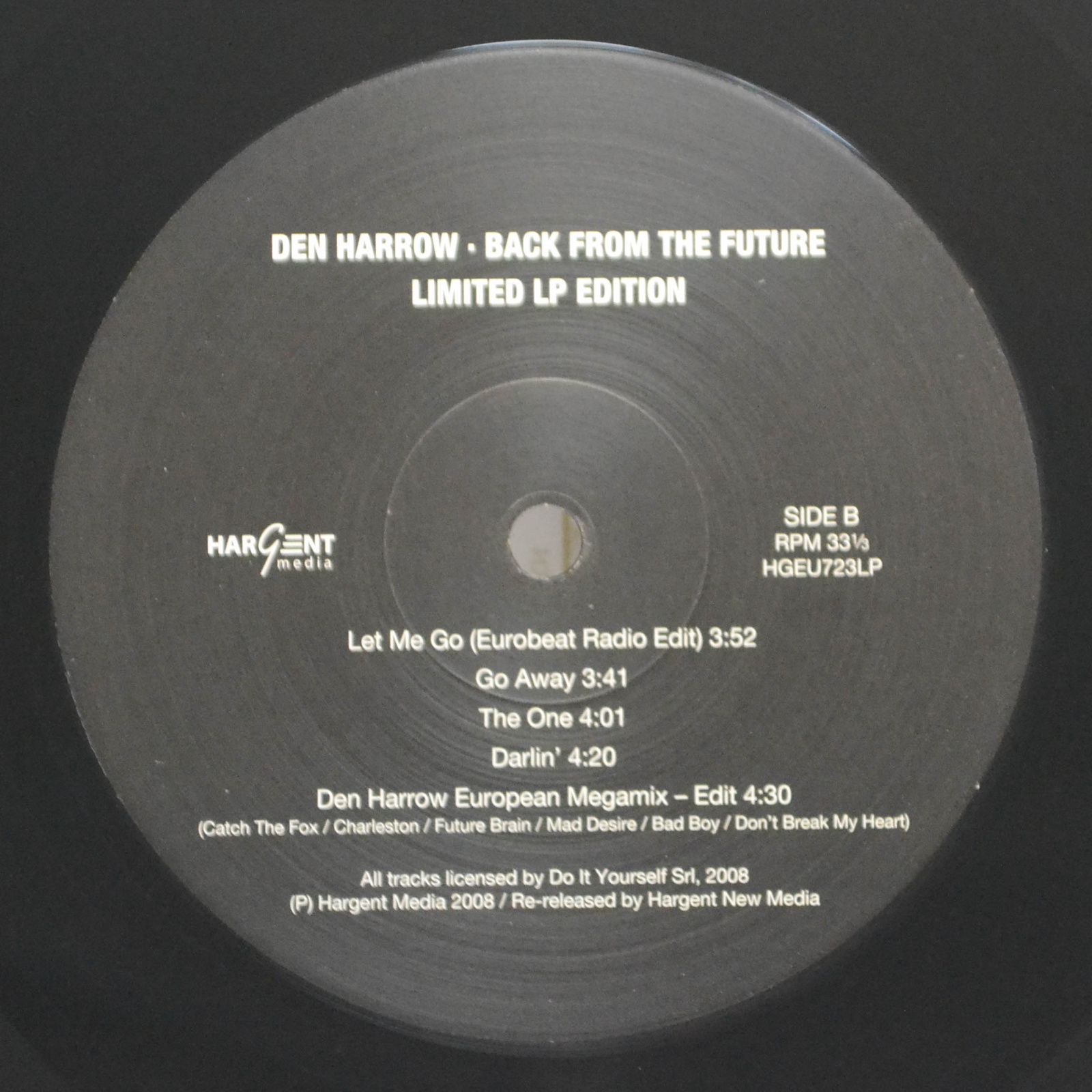 Den Harrow — Back From The Future, 1999