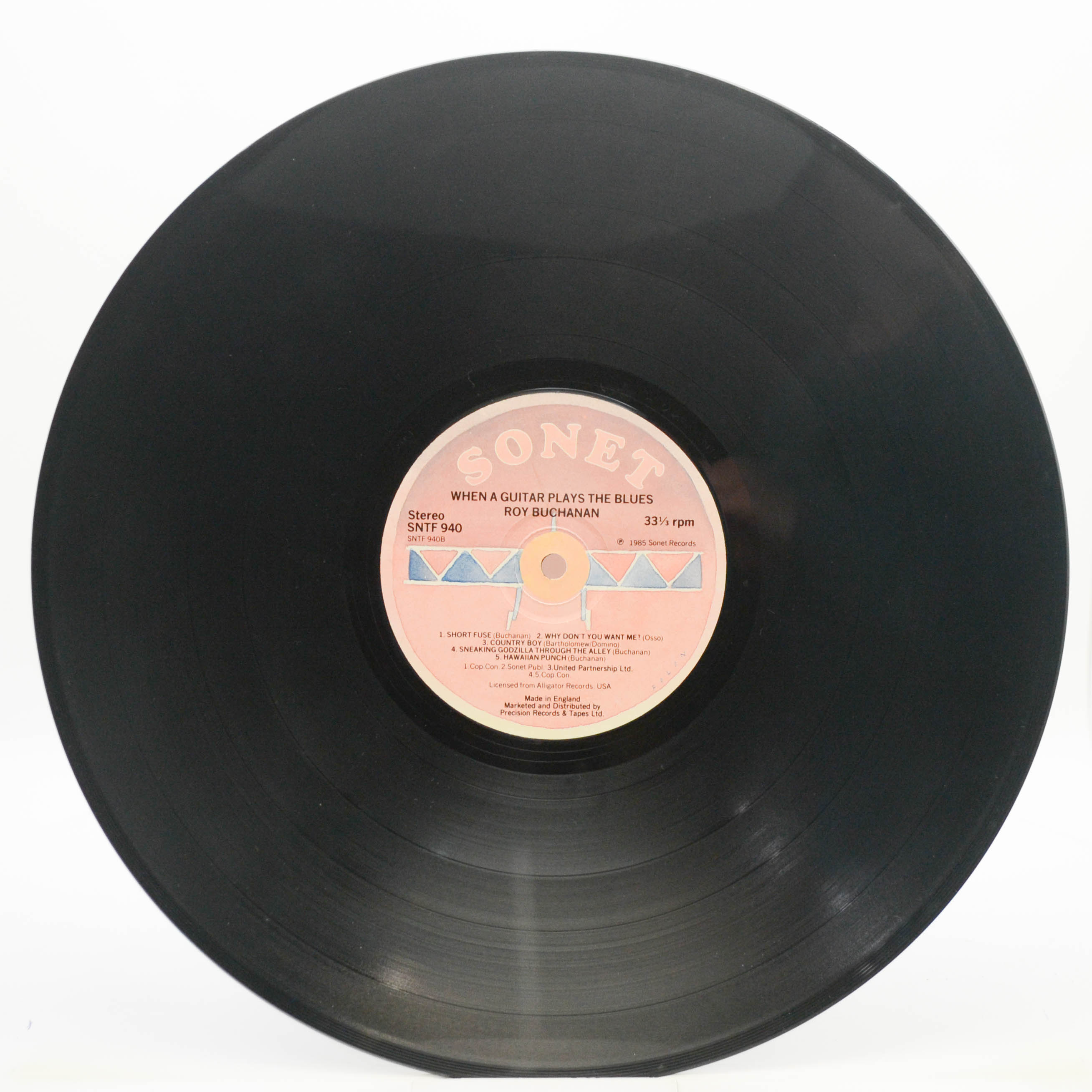 Виниловая пластинка Roy Buchanan — When A Guitar Plays The Blues (UK), 1985
