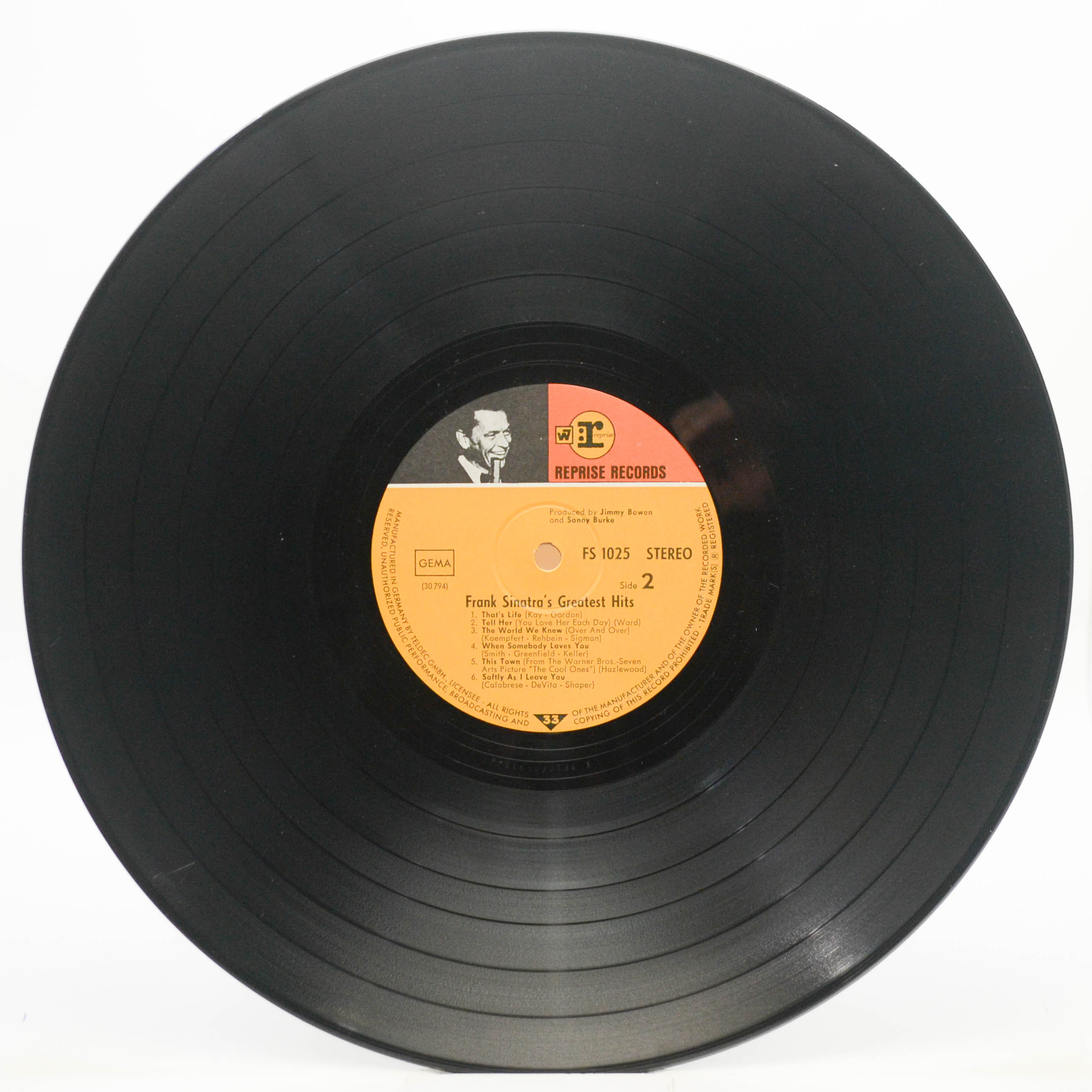 Frank Sinatra — Frank Sinatra's Greatest Hits!, 1968