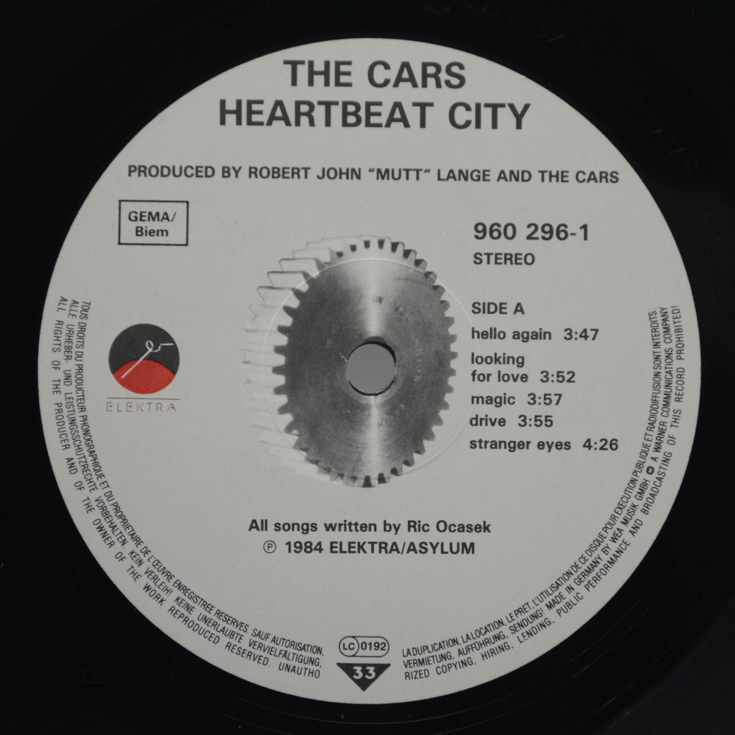 Cars — Heartbeat City, 1984