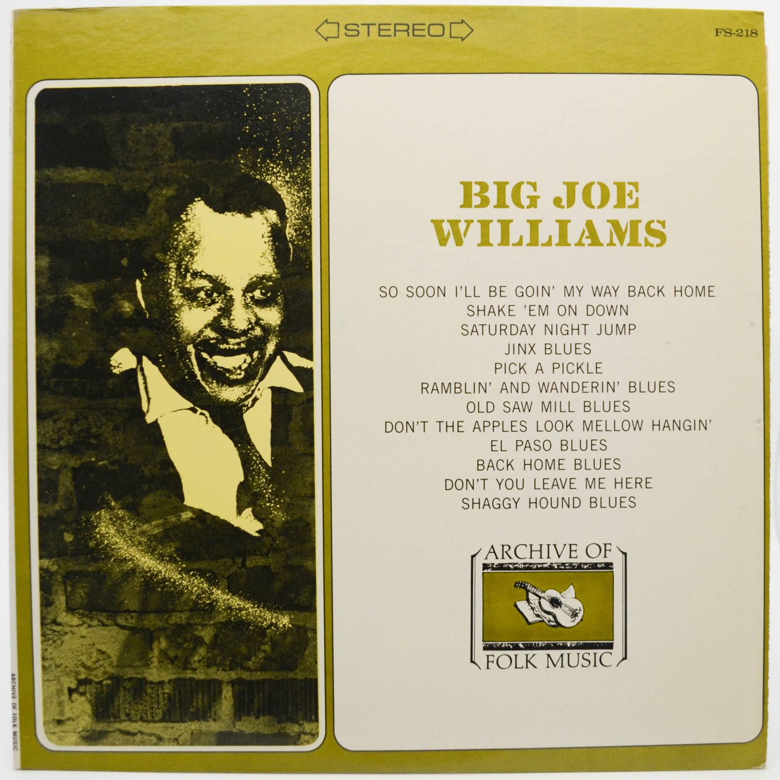Big Joe Williams — Big Joe Williams, 1968