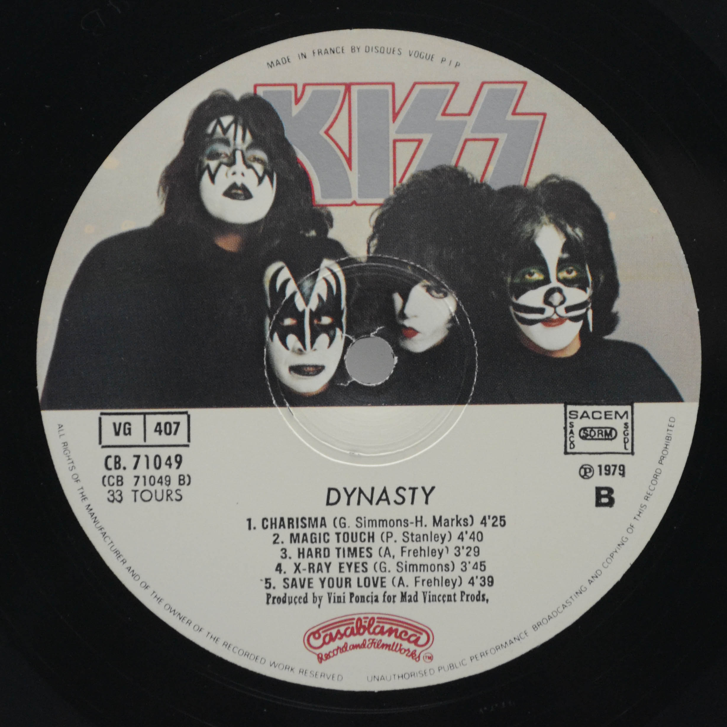 Виниловая пластинка Kiss — Dynasty, 1979