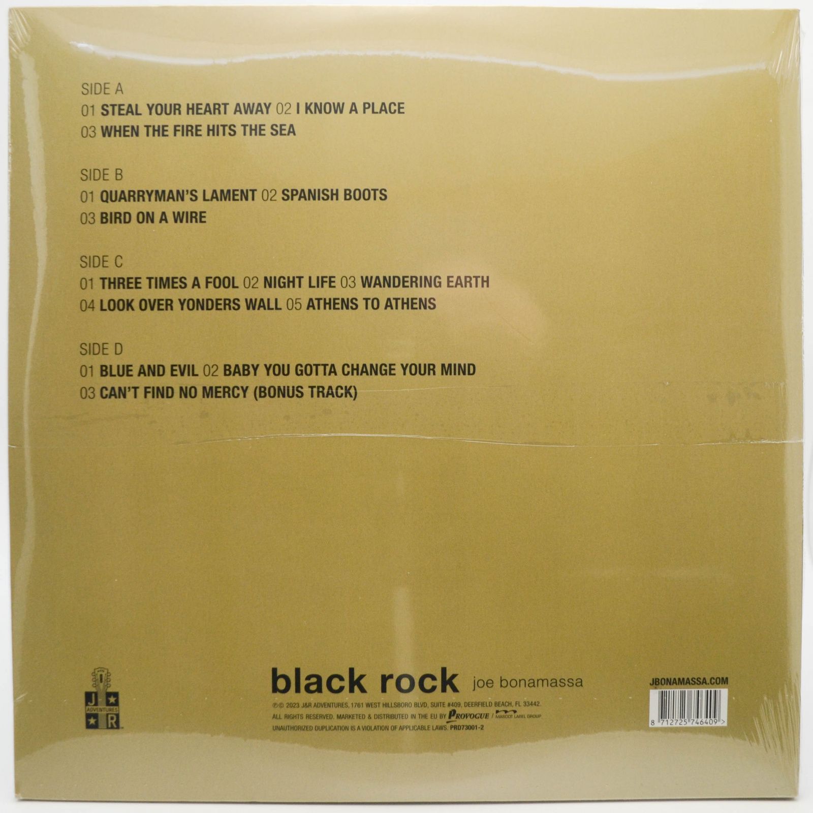 Joe Bonamassa — Black Rock (2LP), 2010