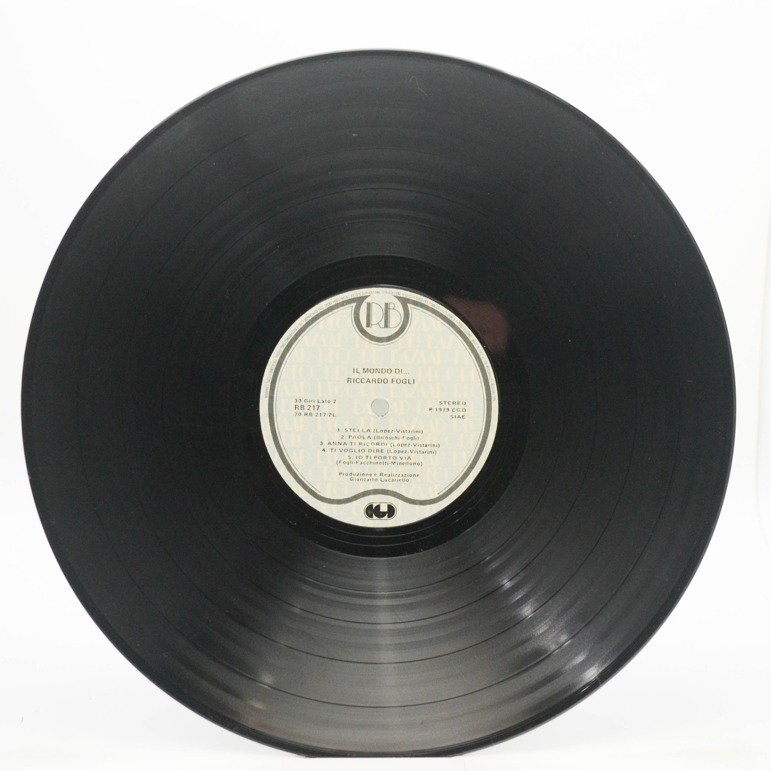 Riccardo Fogli — Il Mondo Di... (Italy), 1979