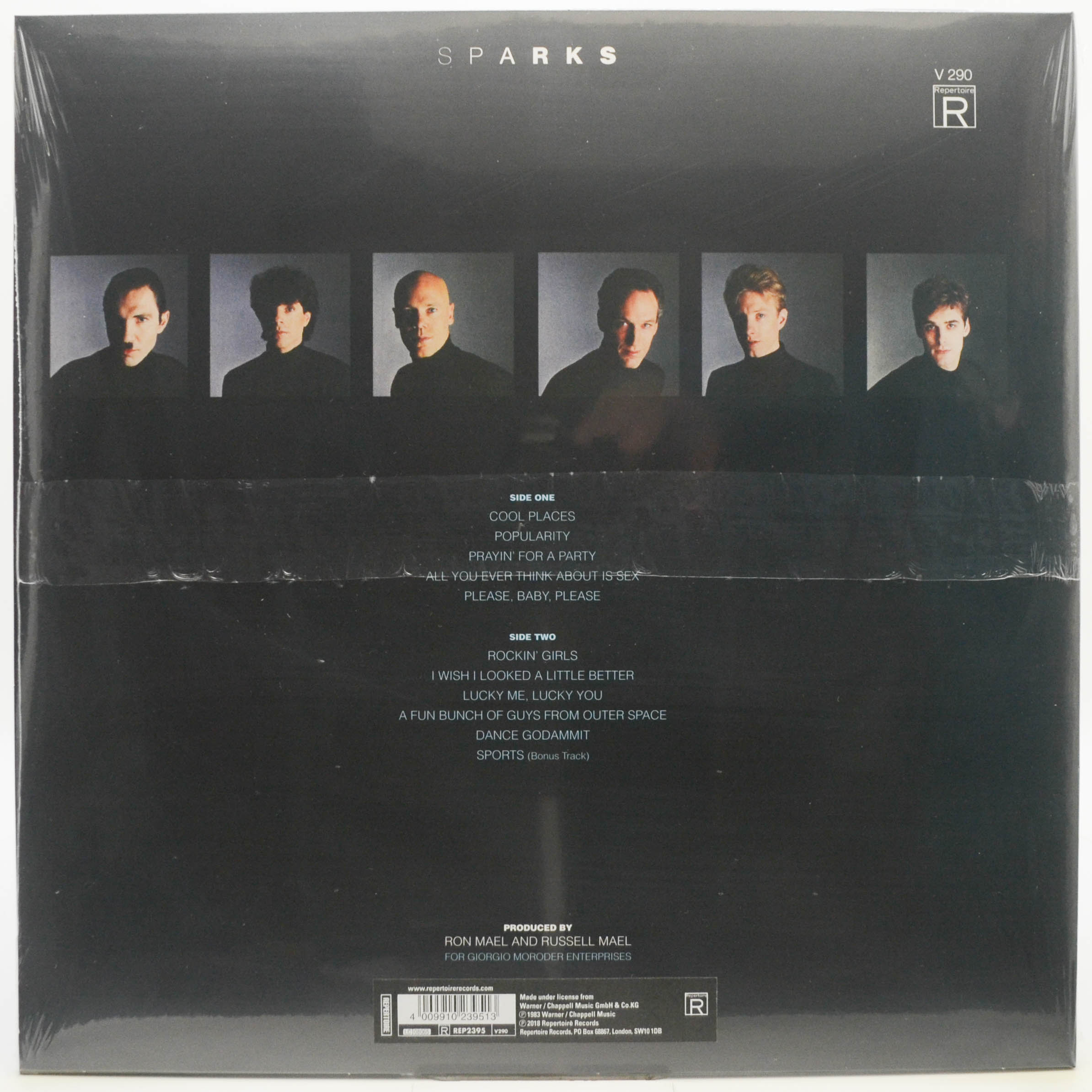 Виниловая пластинка Sparks — In Outer Space, 1983