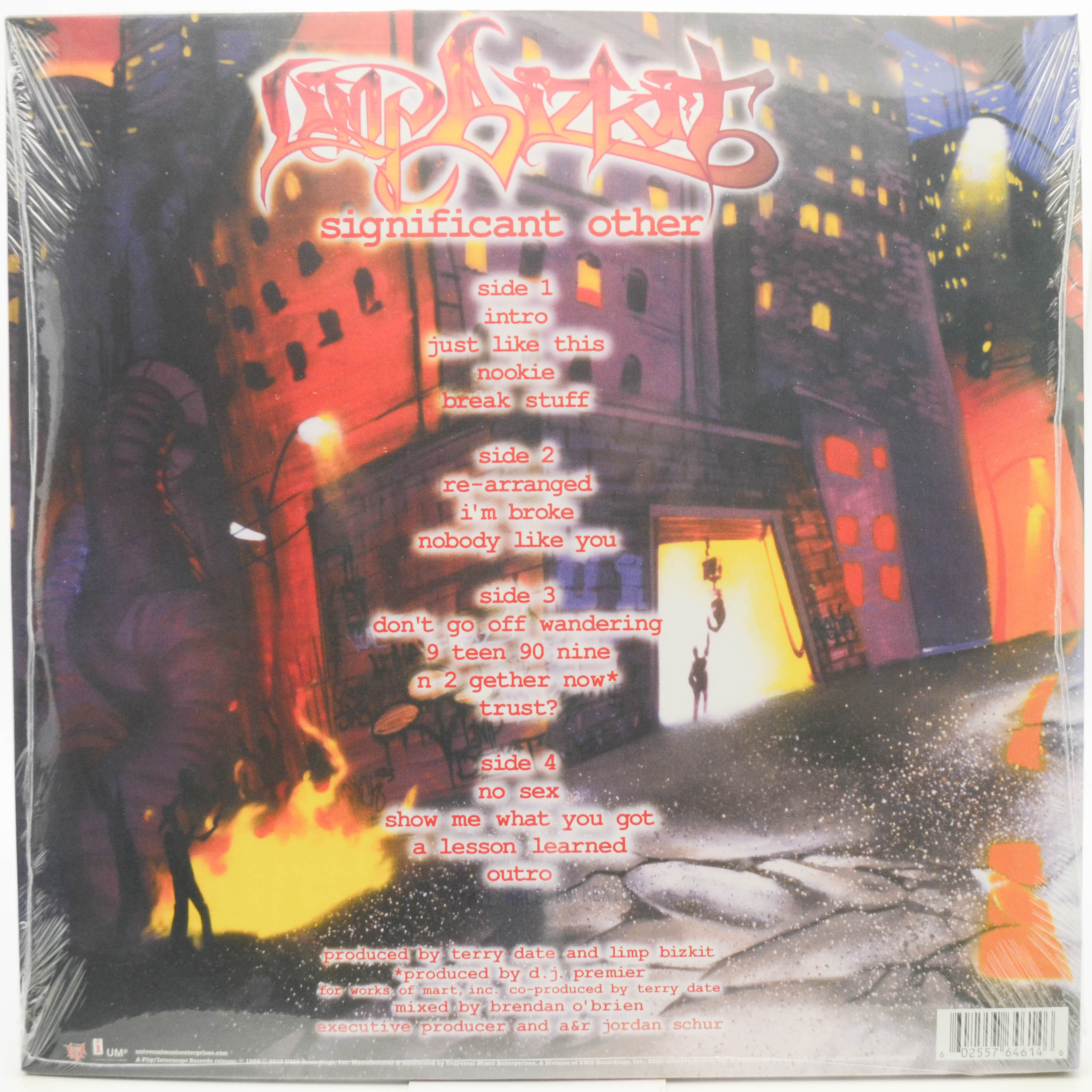 Limp Bizkit — Significant Other (2LP, USA), 1999