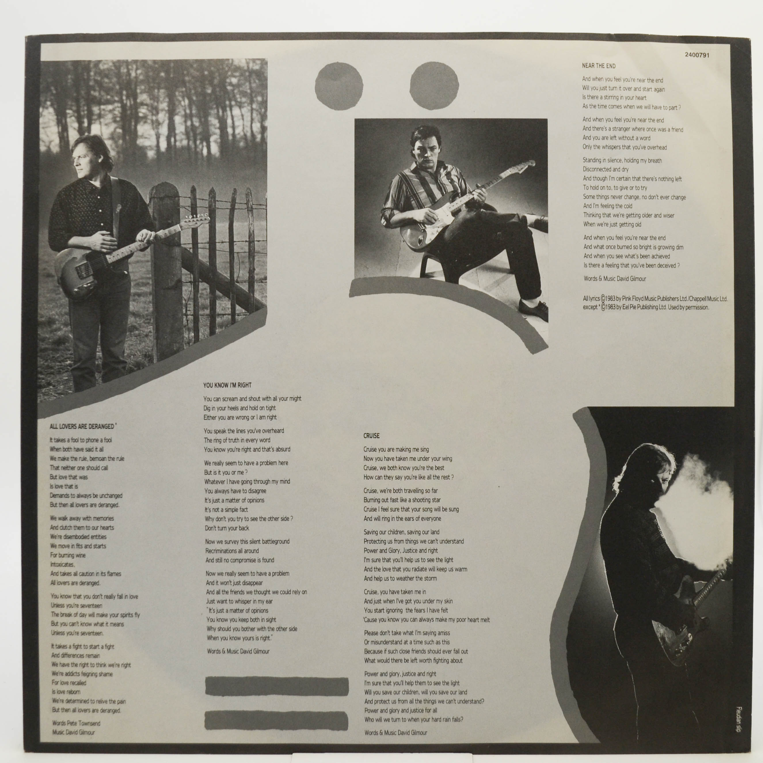 David Gilmour — About Face, 1984