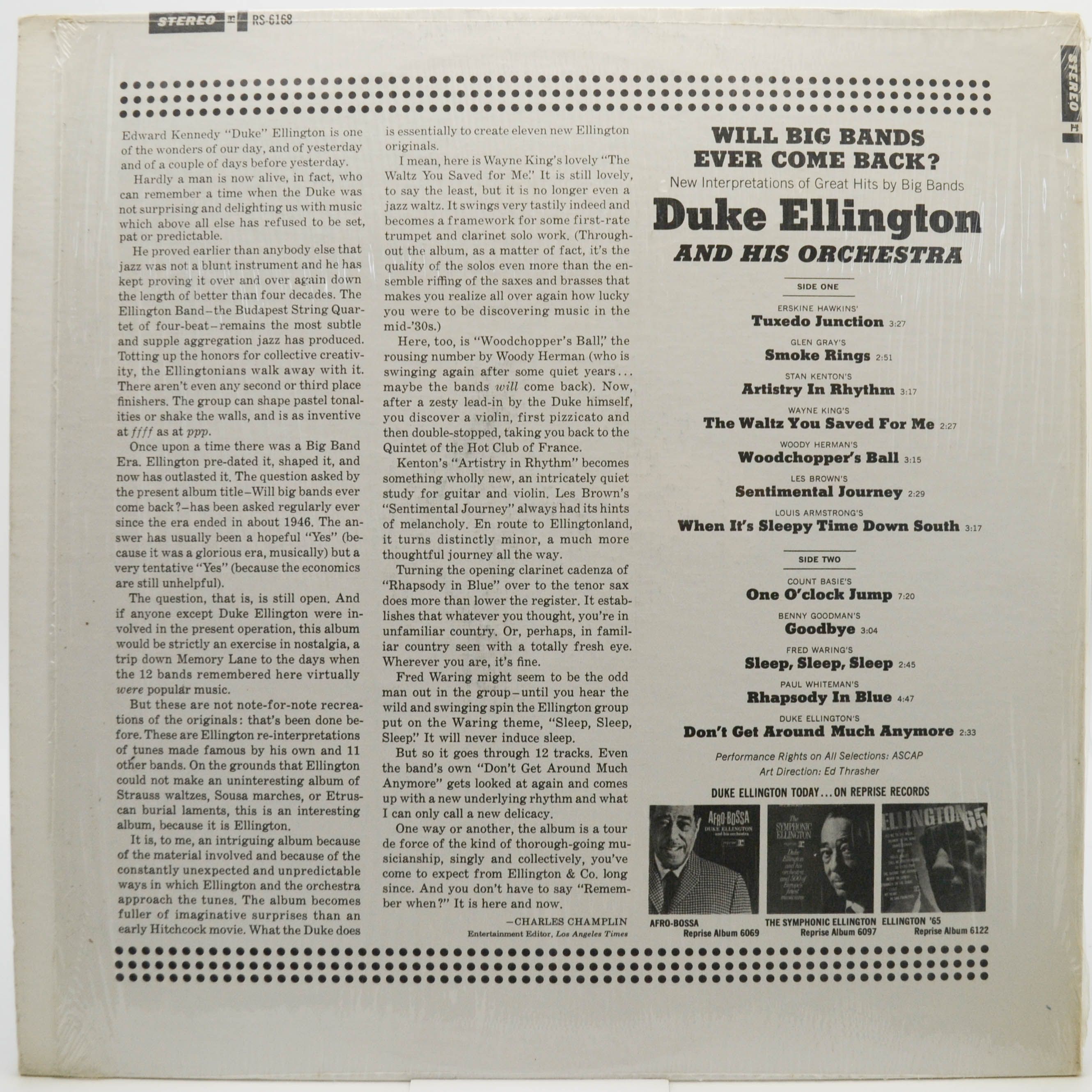 Duke Ellington And His Orchestra - Will Big Bands Ever Come Back