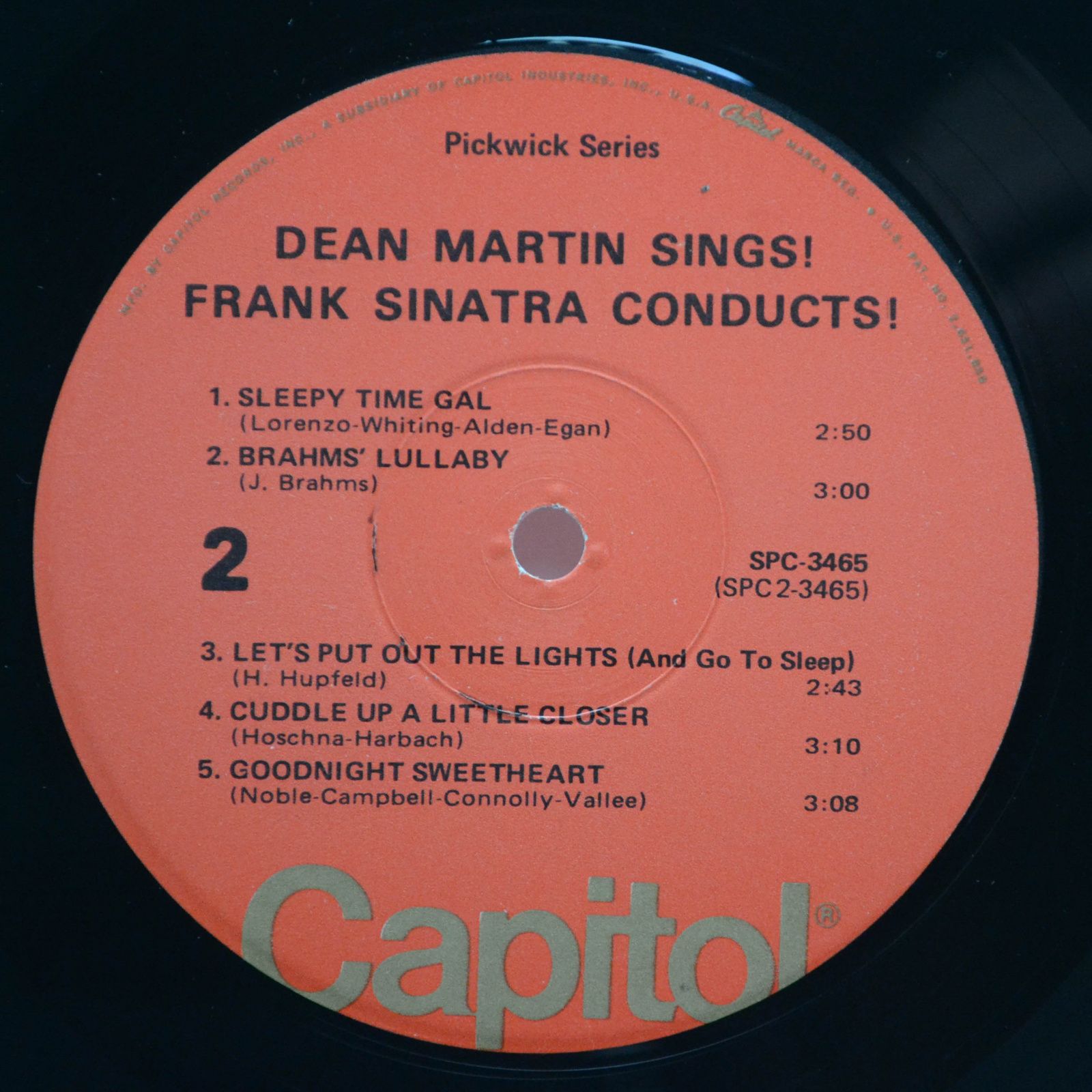 Dean Martin & Frank Sinatra — Dean Martin Sings! Frank Sinatra Conducts! (USA), 1959