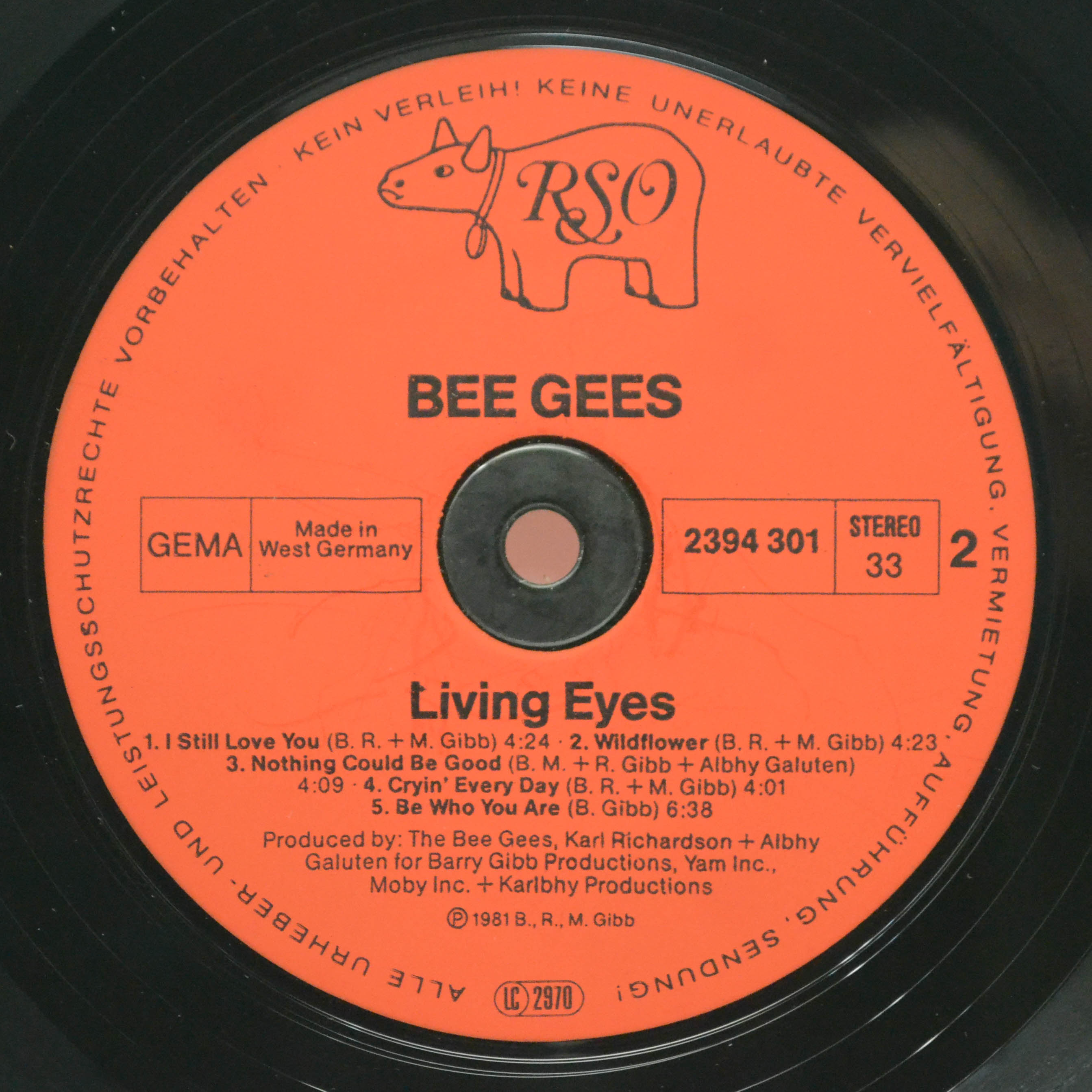 Bee Gees — Living Eyes, 1981