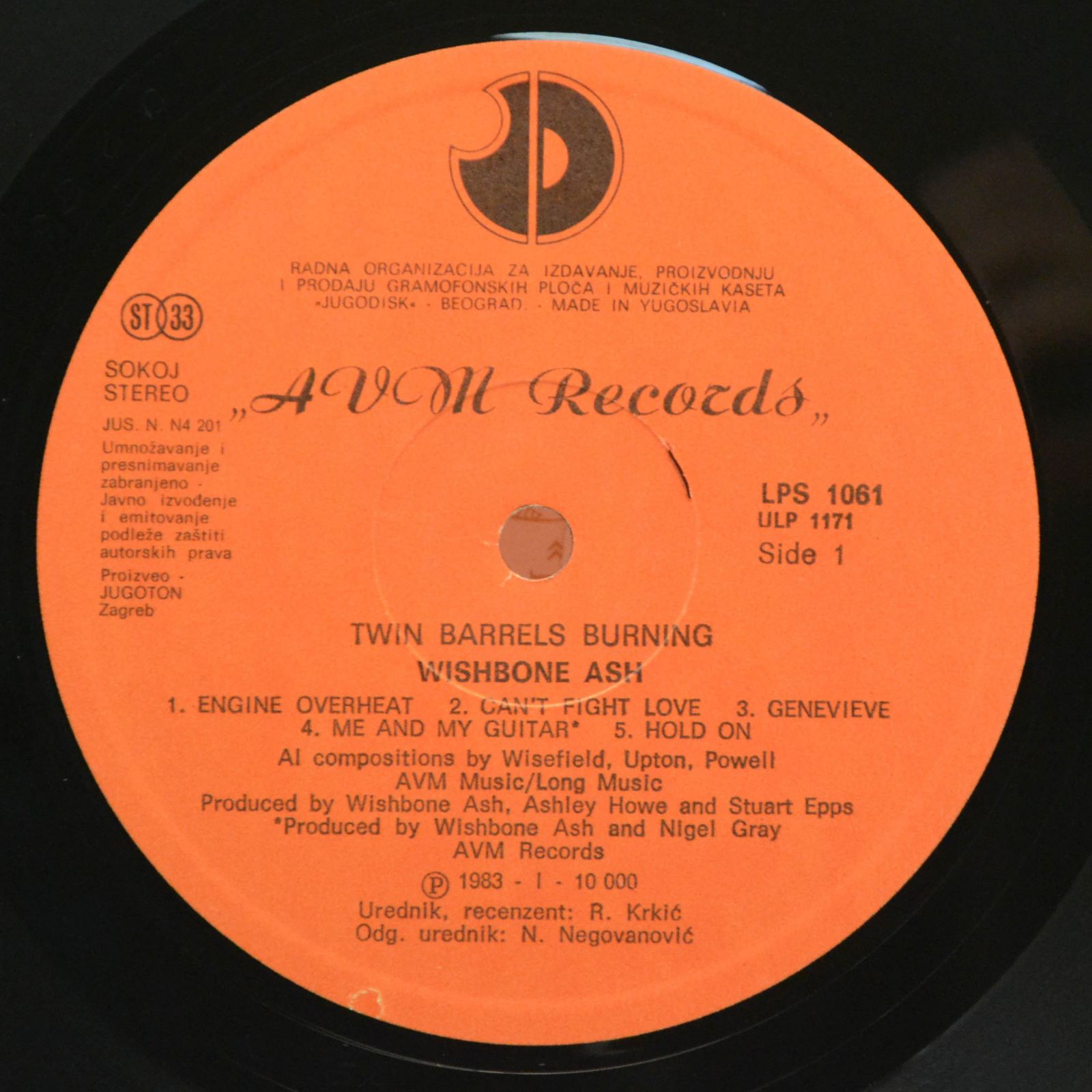 Wishbone Ash — Twin Barrels Burning, 1983