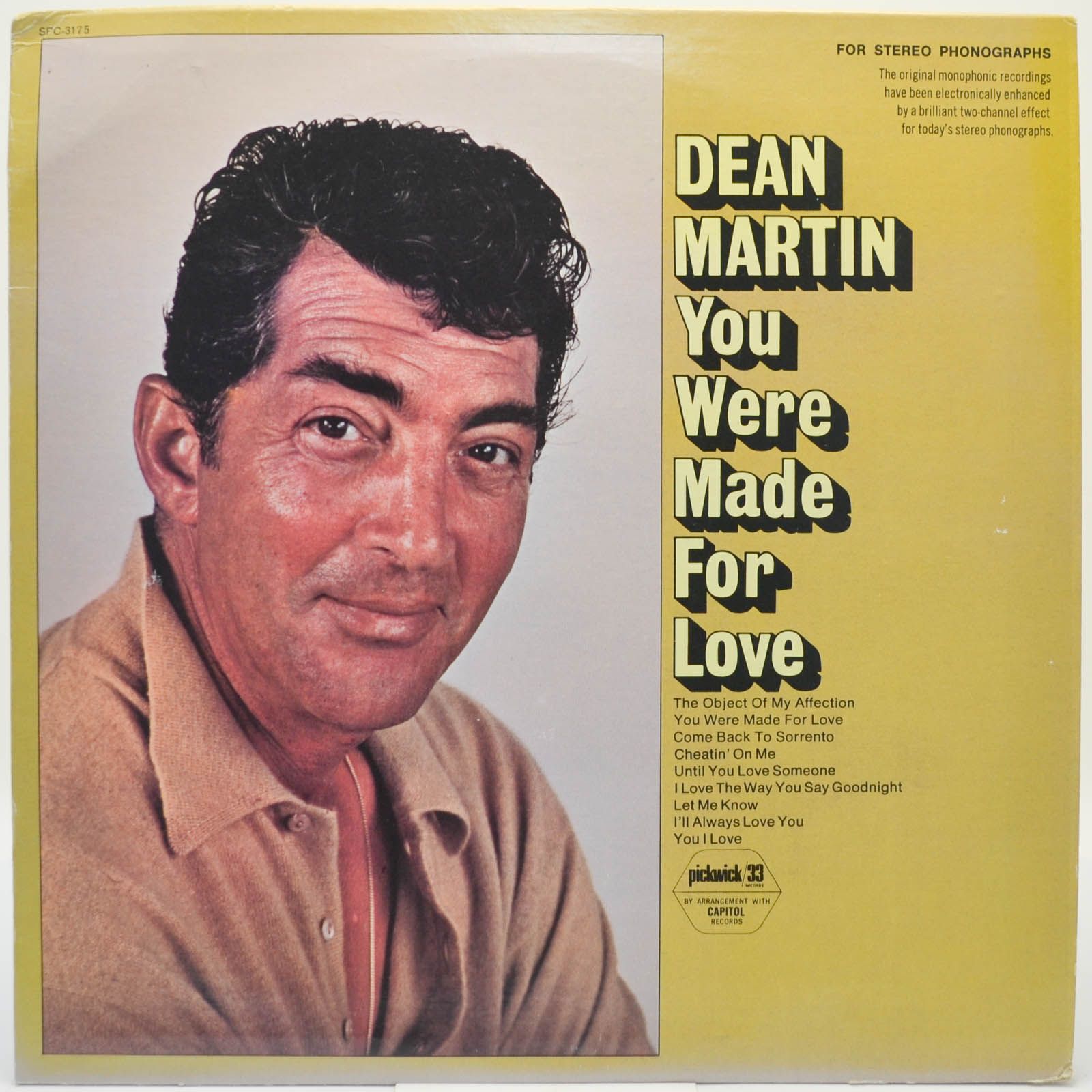 Dean Martin — You Were Made For Love (USA), 1971