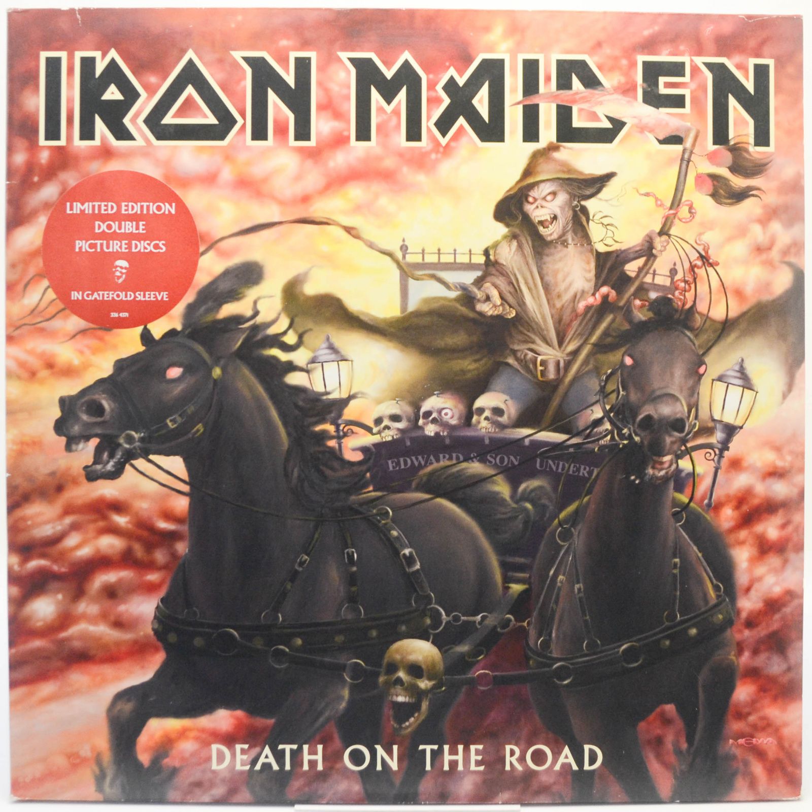 Iron Maiden — Death On The Road  (2LP, UK), 2005