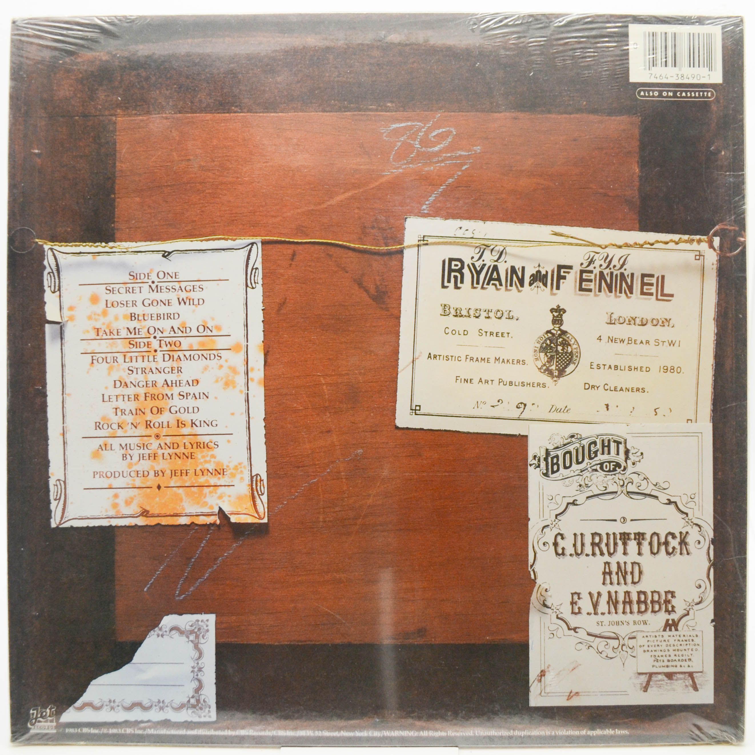 Electric Light Orchestra — Secret Messages (USA), 1983