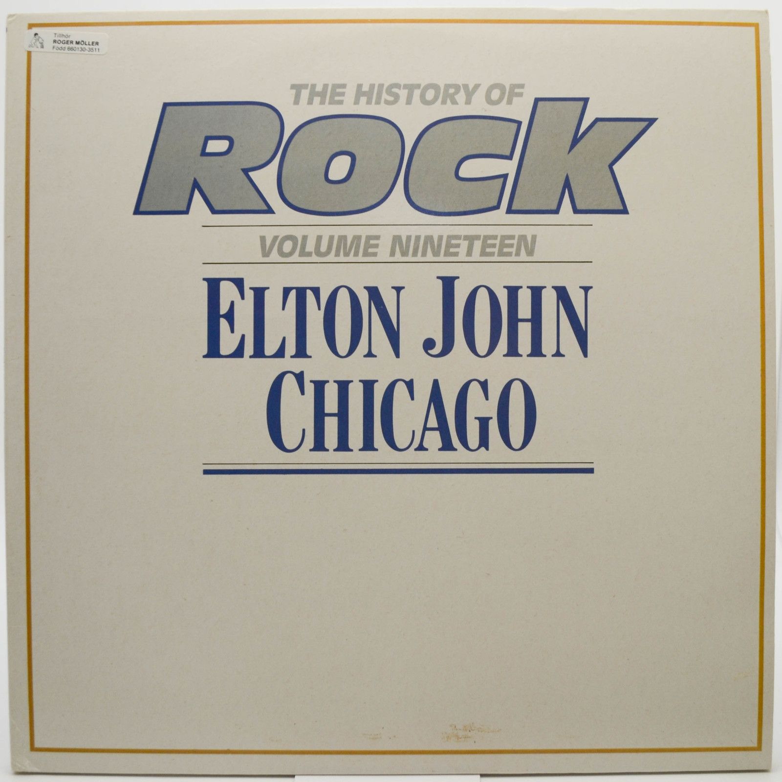 Elton John / Chicago — The History Of Rock (Volume Nineteen) (2LP, UK), 1983