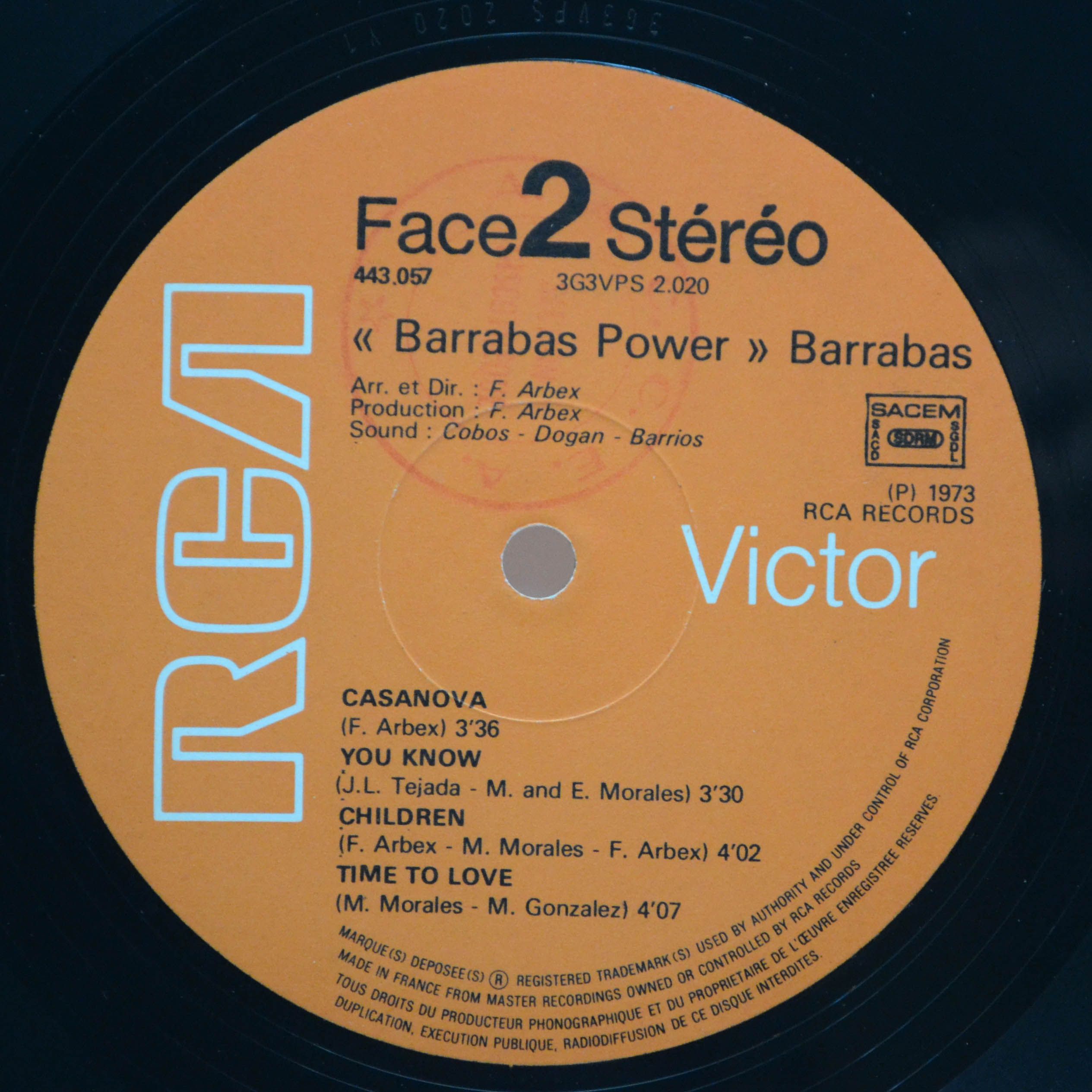 Barrabas — Power, 1973