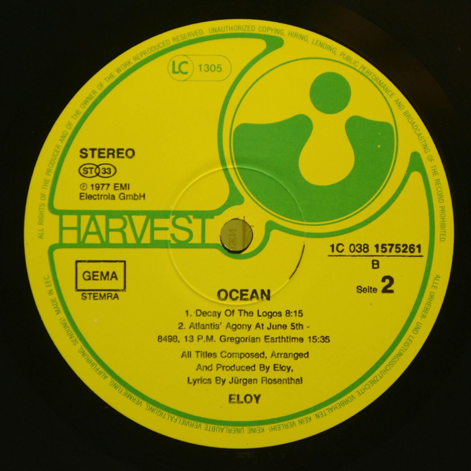 Eloy — Ocean, 1984