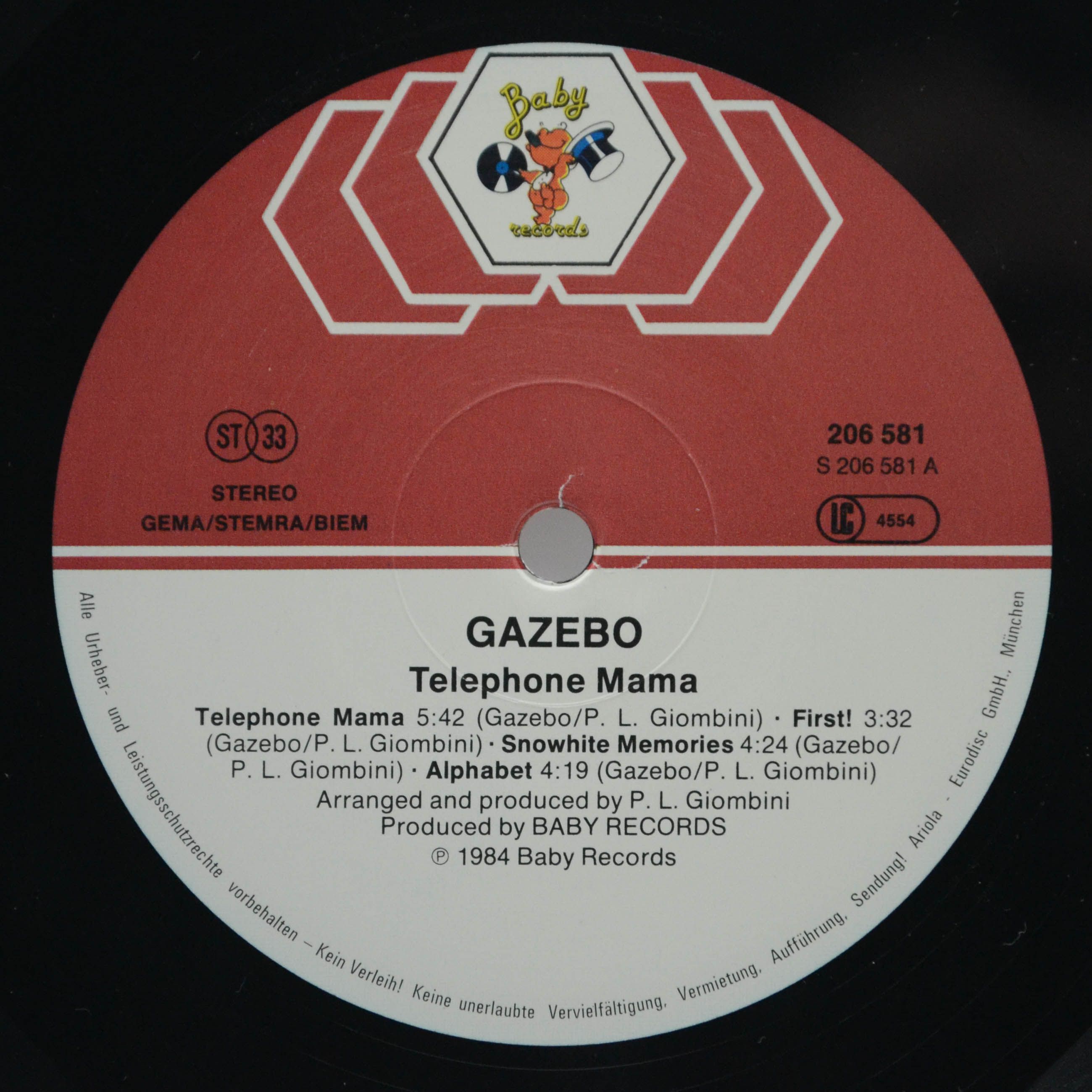 Gazebo — Telephone Mama, 1984